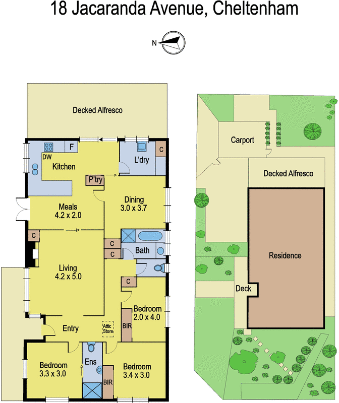 18 Jacaranda Avenue, Cheltenham VIC 3192 - Floorplan