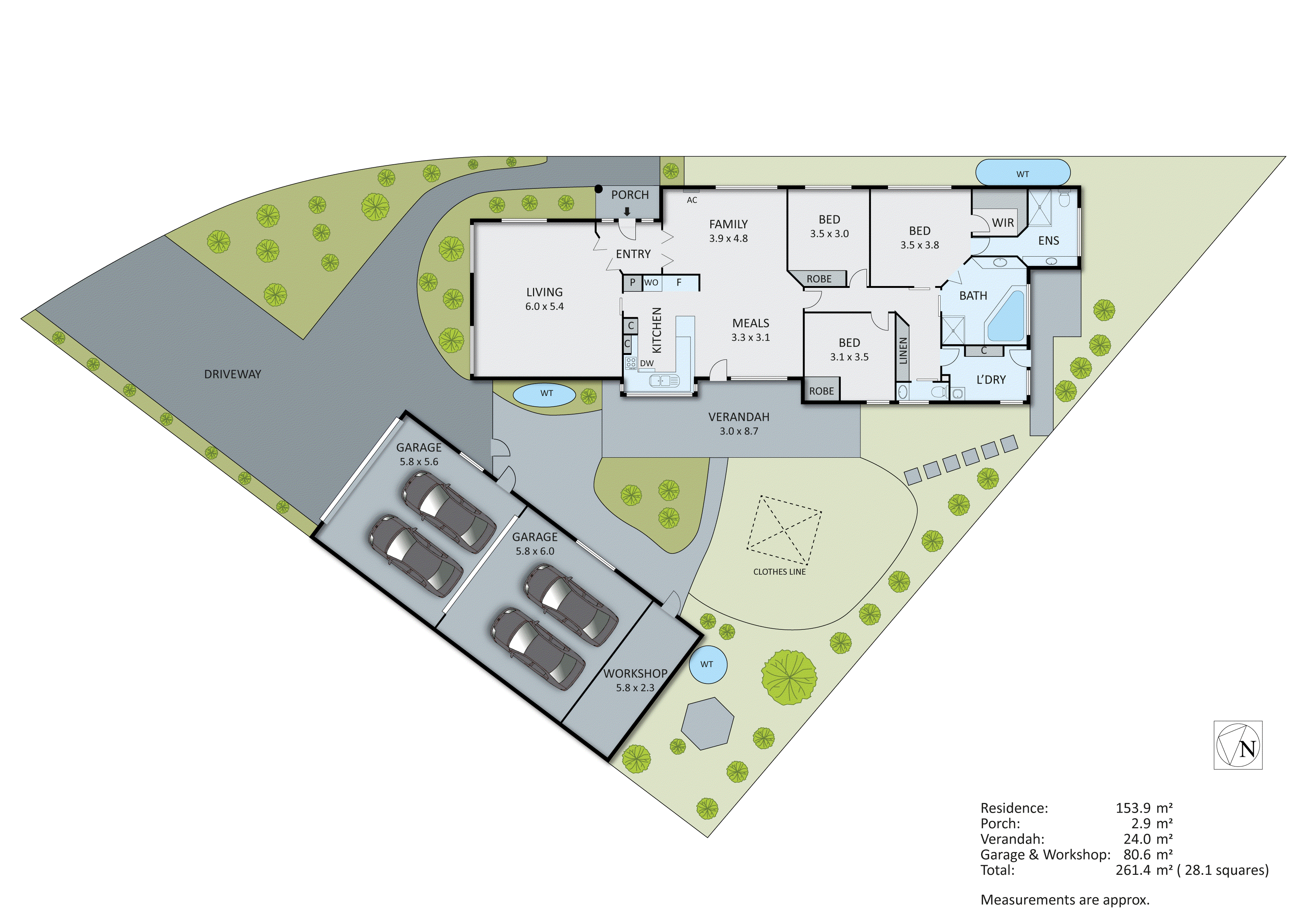 18 Joelle Court, Aspendale Gardens VIC 3195 - Floorplan