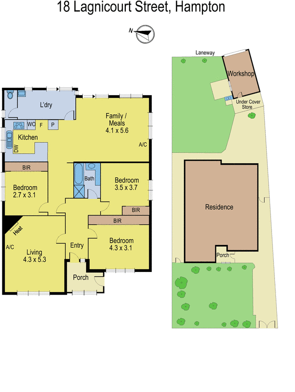 18 Lagnicourt Street, Hampton VIC 3188 - Floorplan