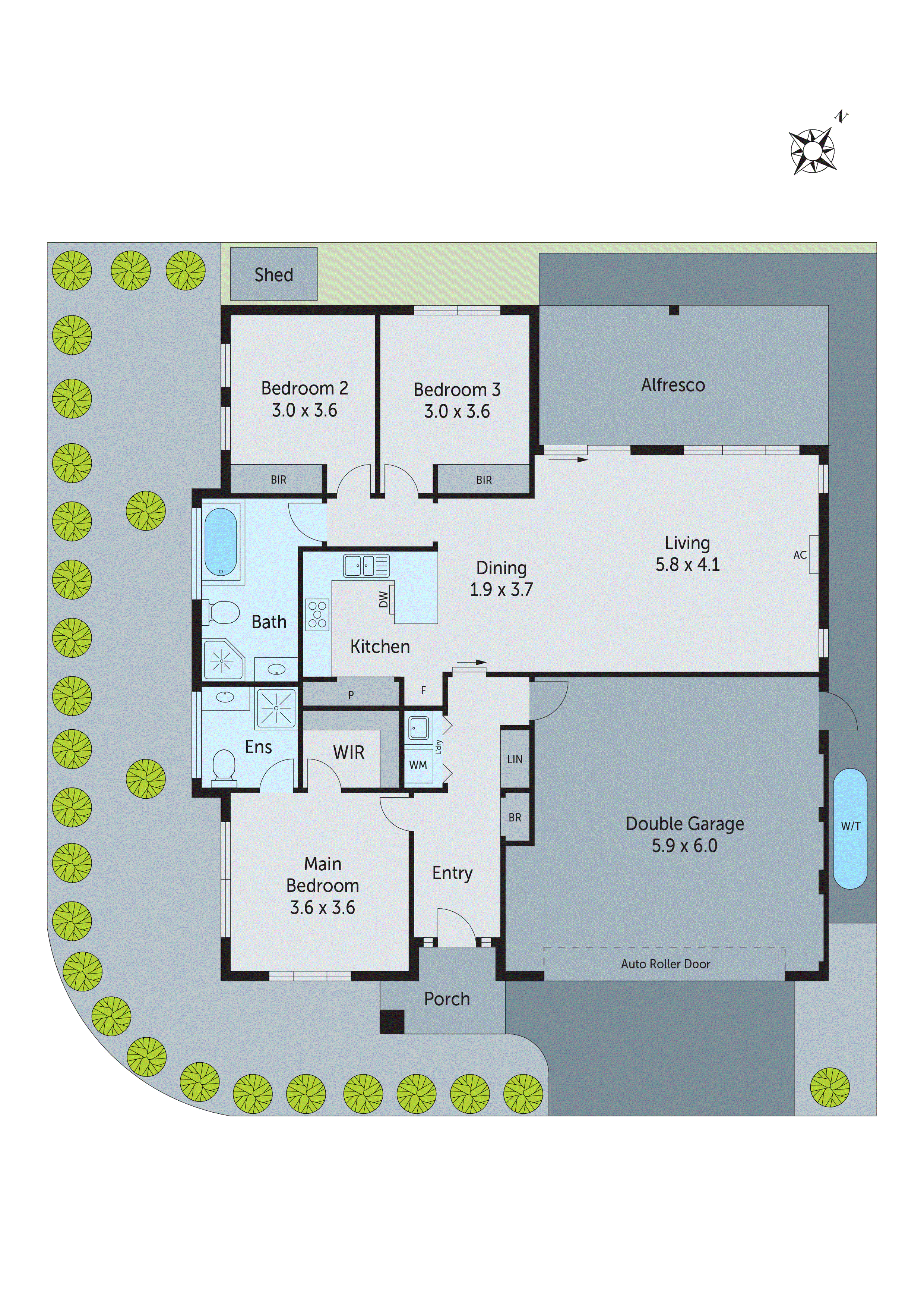 18 Landes Avenue, Highton VIC 3216 - Floorplan