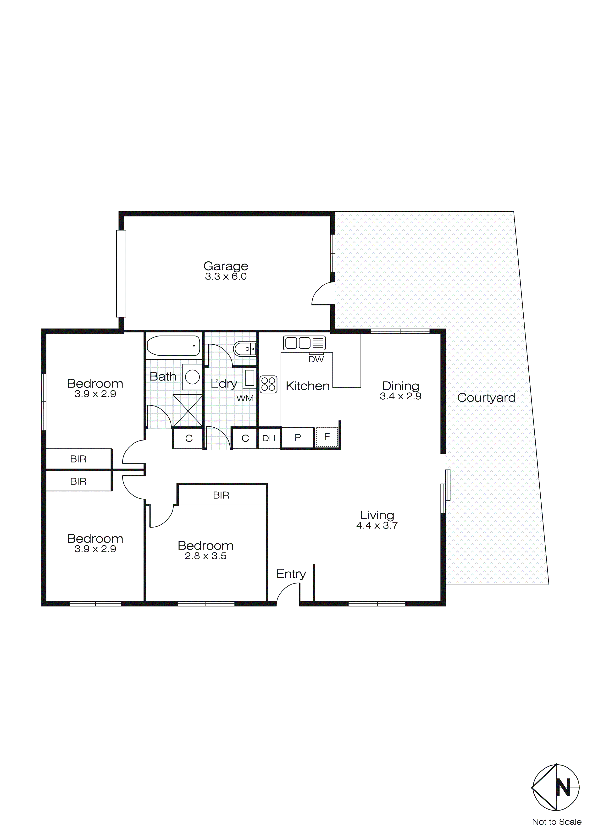 1/8 Lane Street, Brown Hill VIC 3350 - Floorplan