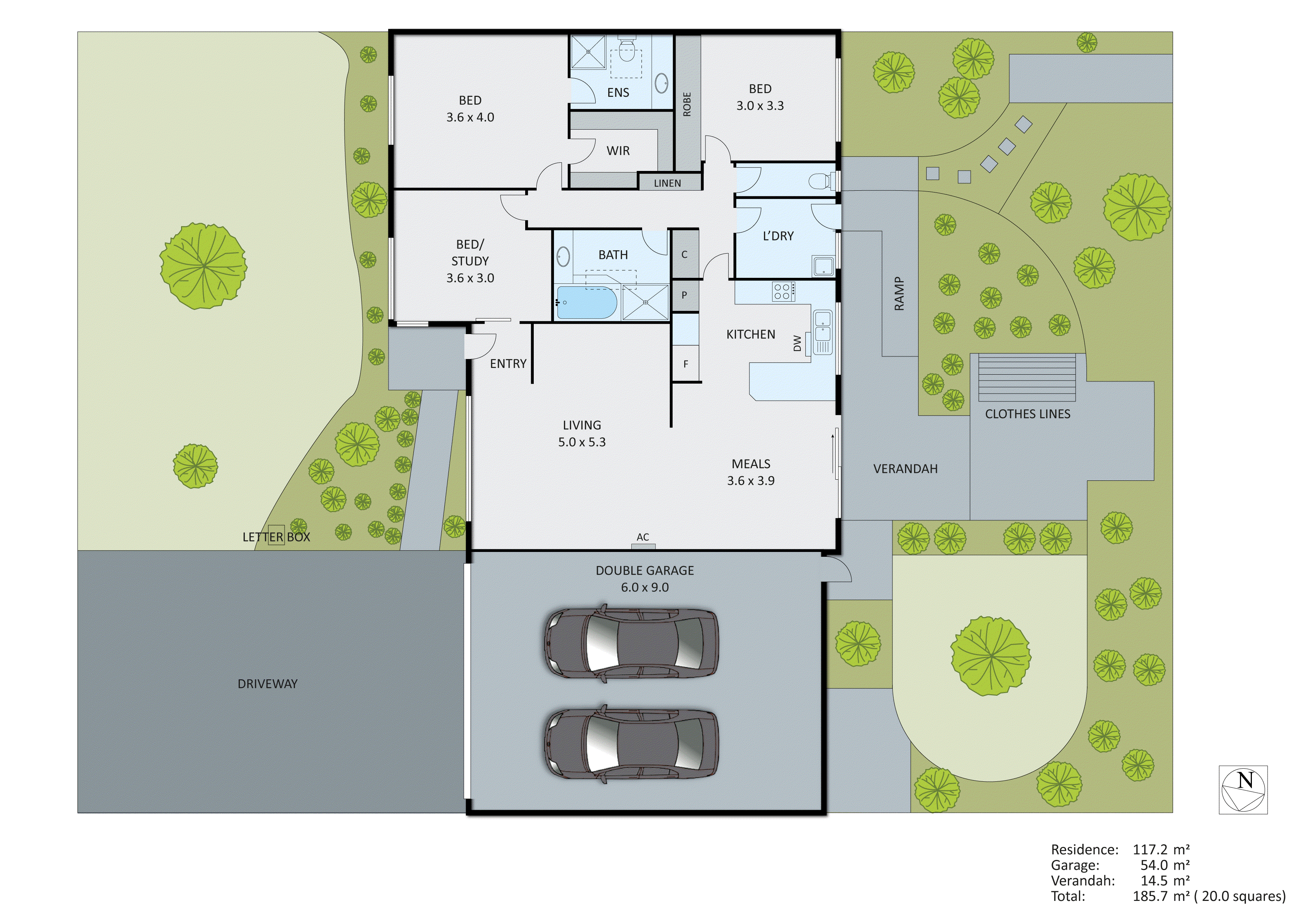 18 Lauren Close, Dingley Village VIC 3172 - Floorplan