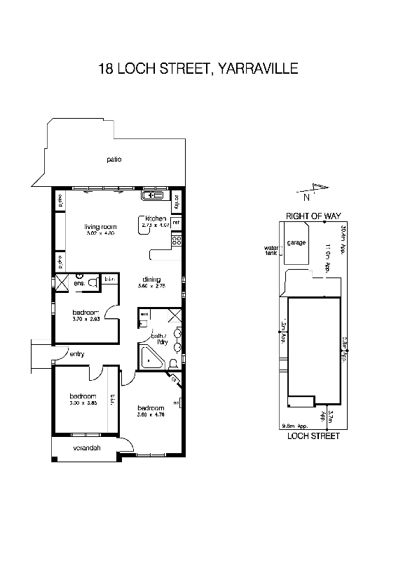 18 Loch Street, YARRAVILLE VIC 3013 - Floorplan