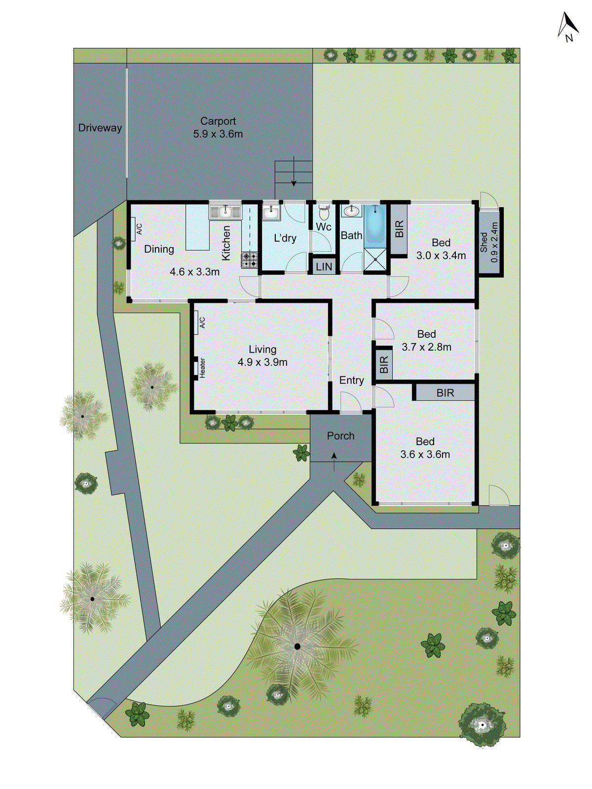 18 MacArthur Avenue, Hamlyn Heights VIC 3215 - Floorplan