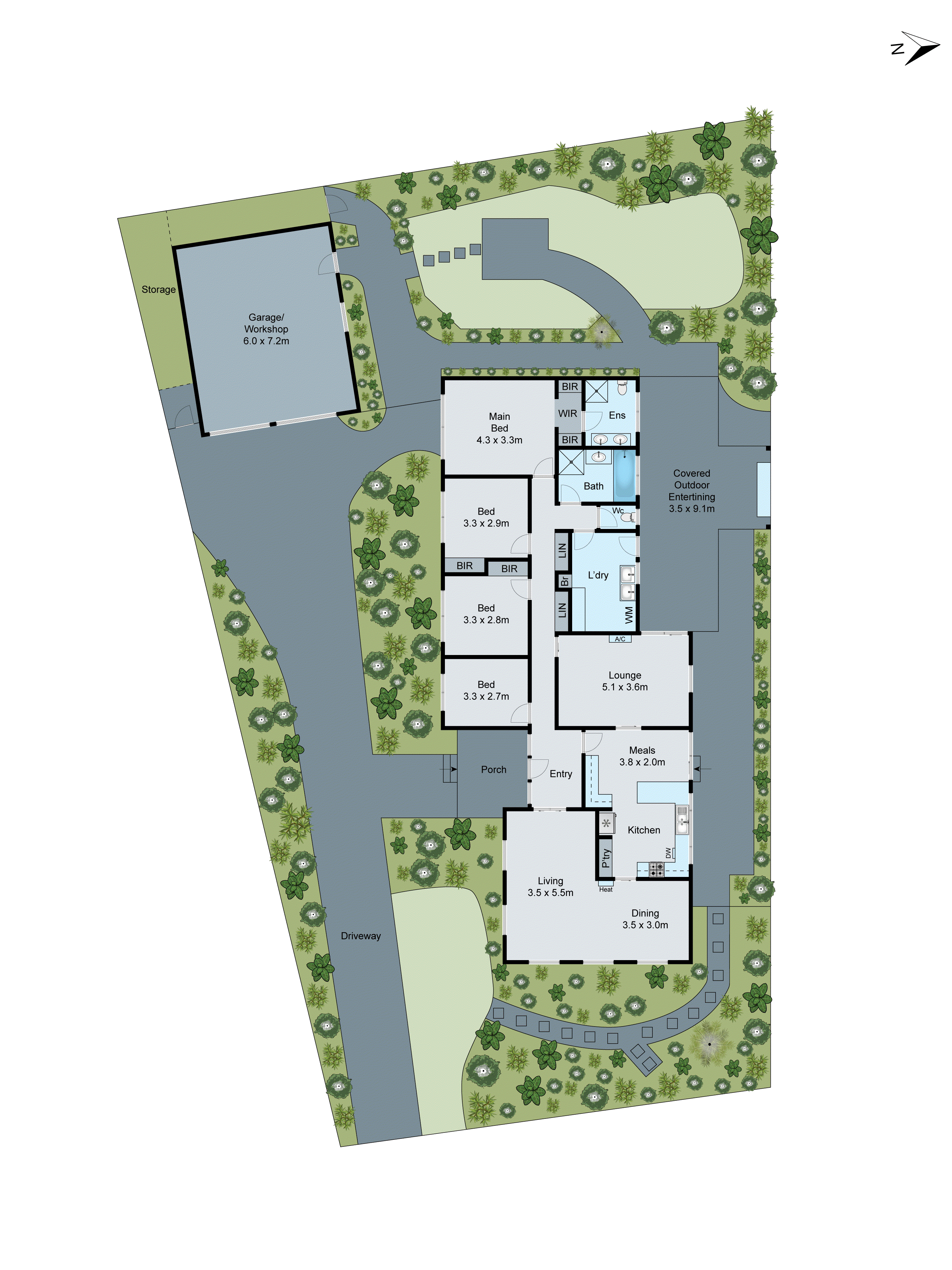 18 Maramba Avenue, Grovedale VIC 3216 - Floorplan