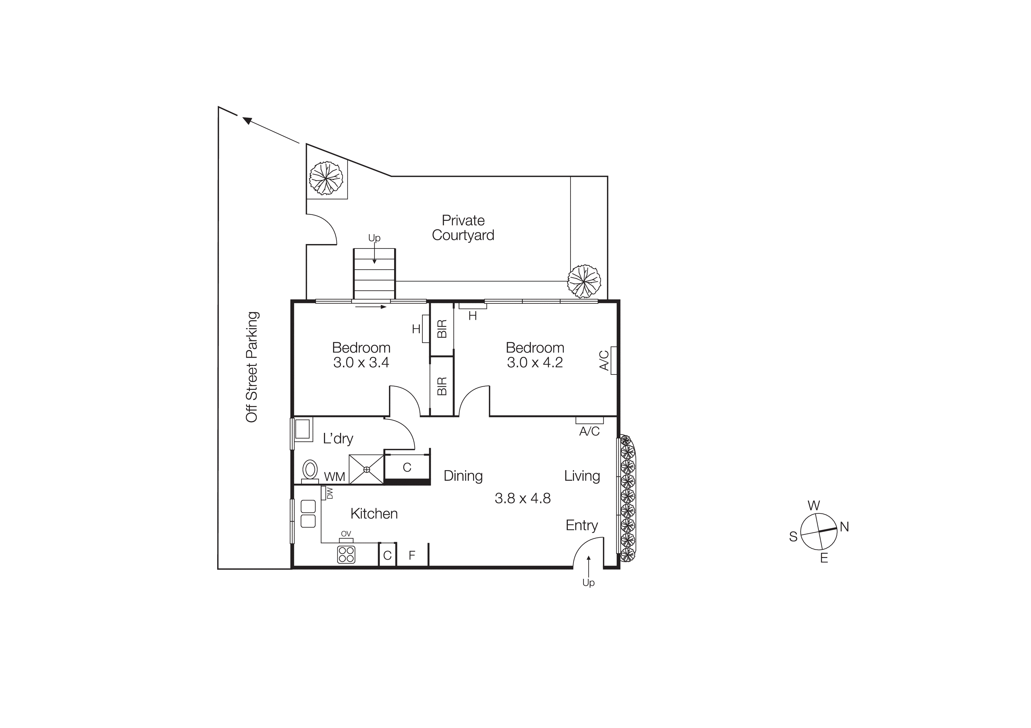 1/8 Marriott Street, St Kilda VIC 3182 - Floorplan