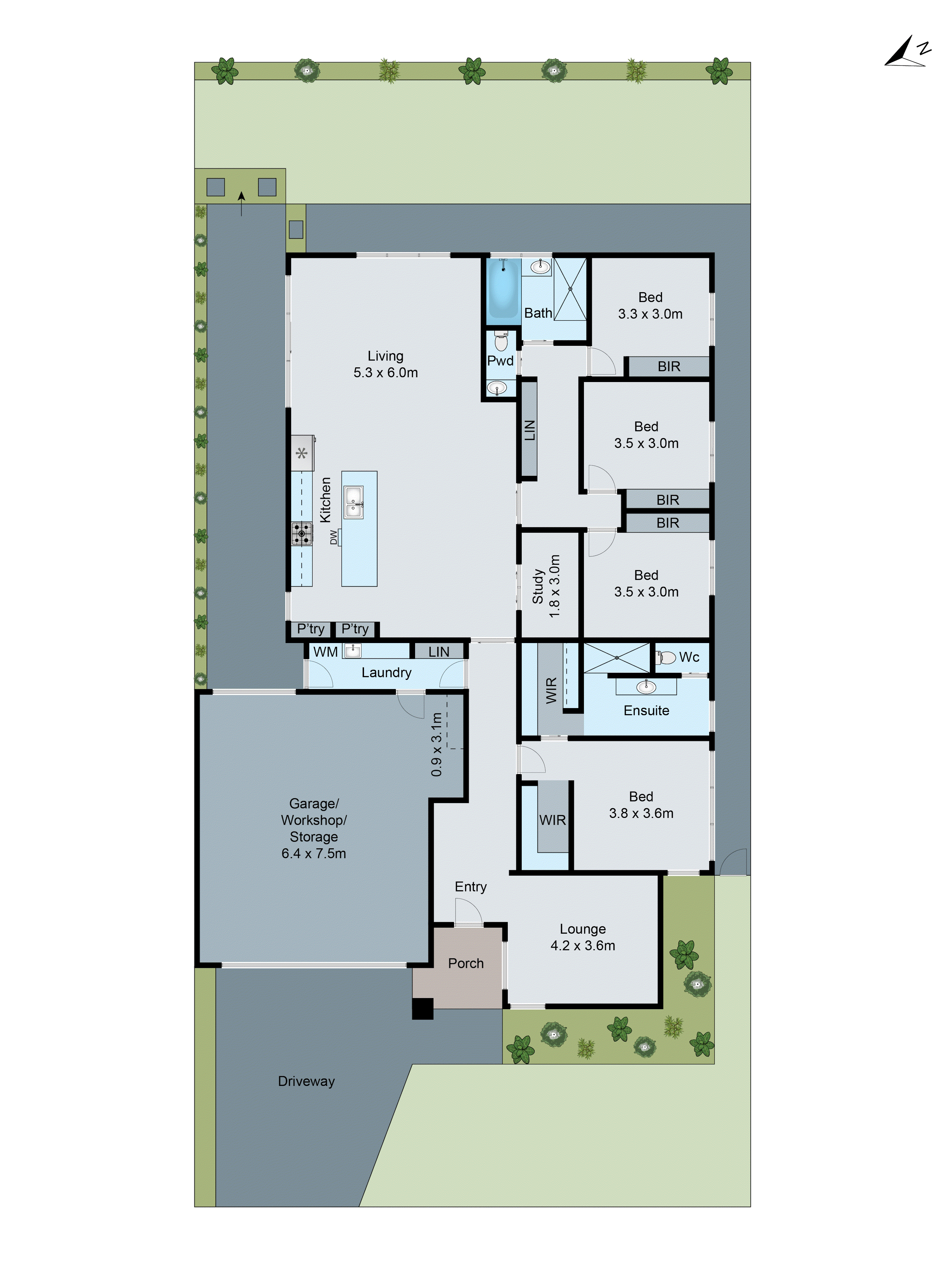 18 McAuliffe Drive, Fyansford VIC 3218 - Floorplan