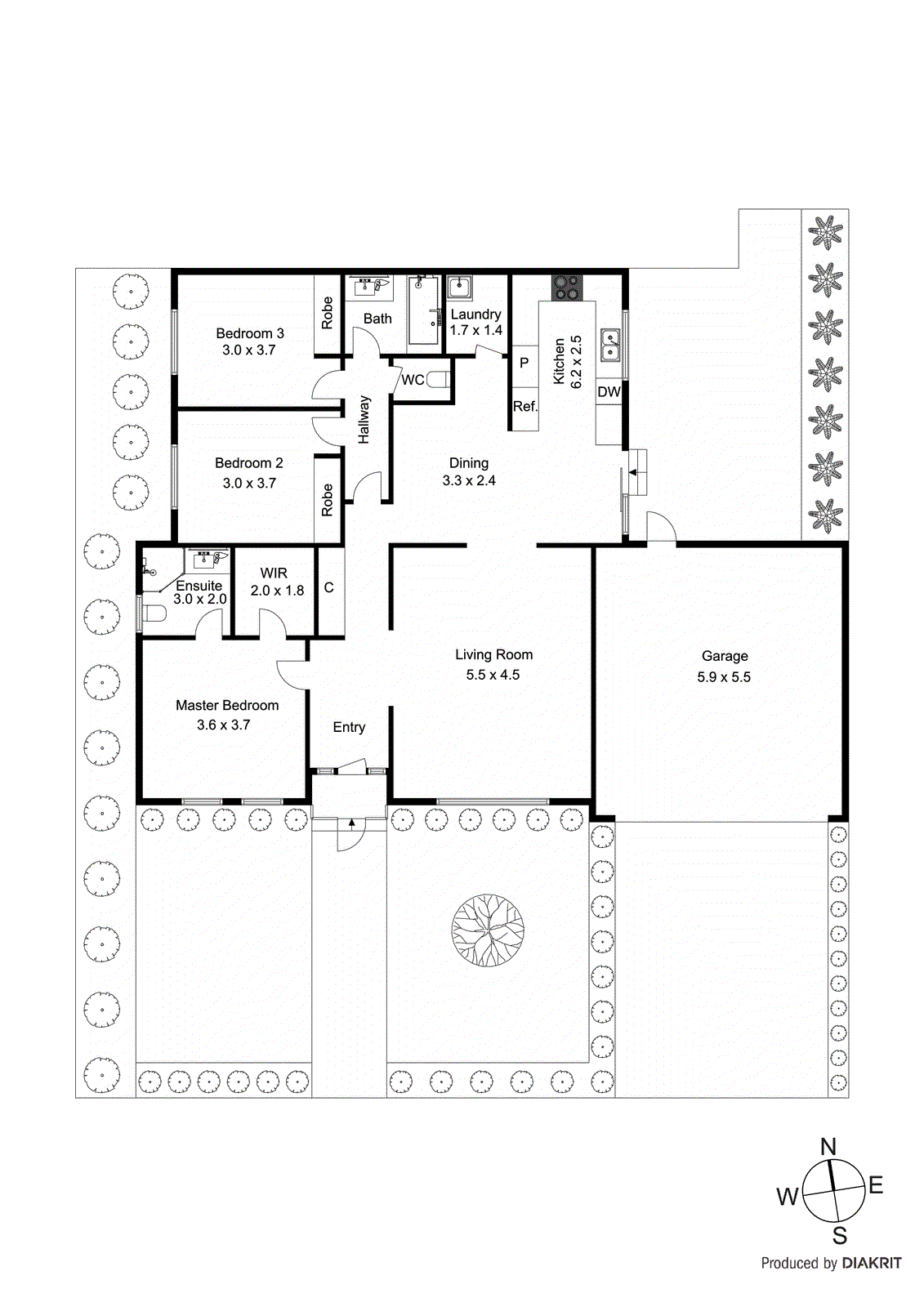 1/8 Newbigin Street, Burwood VIC 3125 - Floorplan