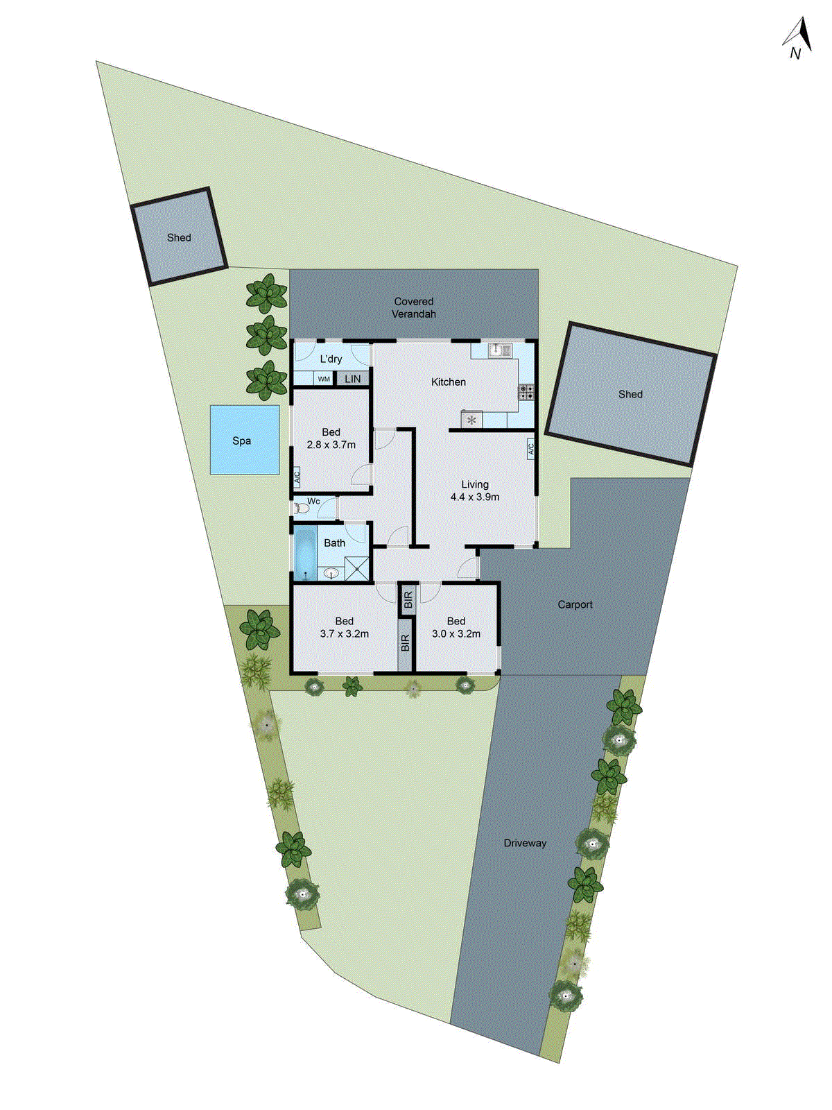 18 Newcombe Court, Clarinda VIC 3169 - Floorplan