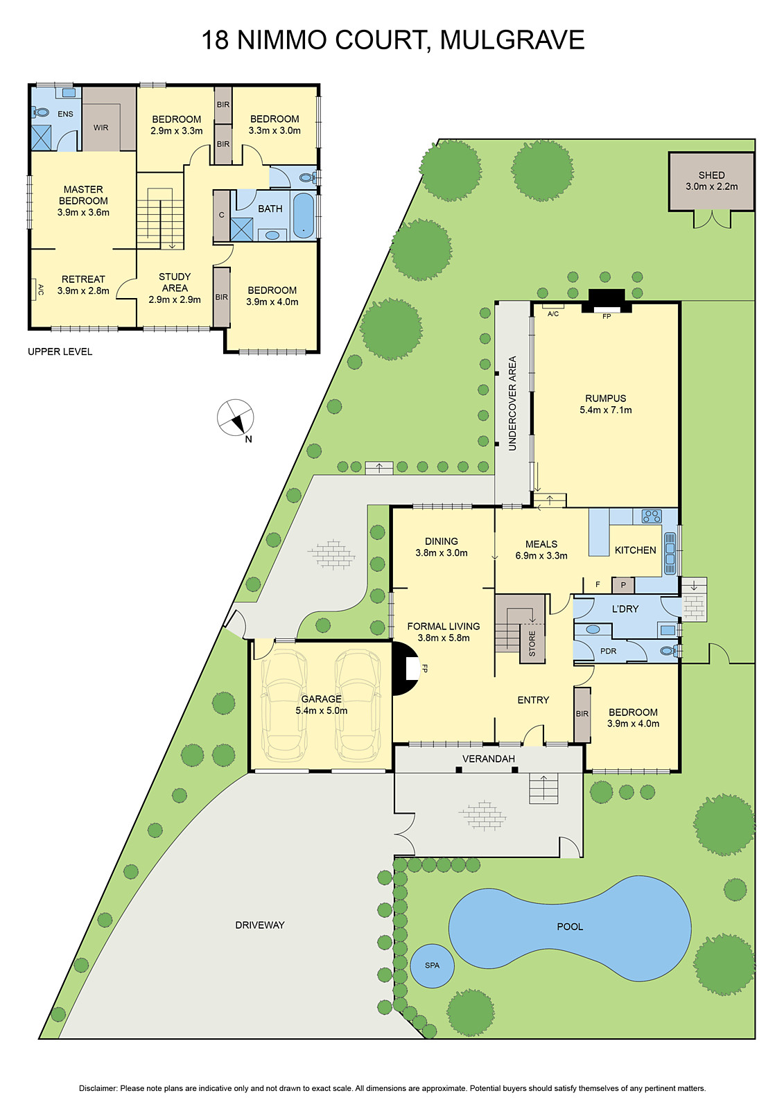 18 Nimmo Court, Mulgrave VIC 3170 - Floorplan