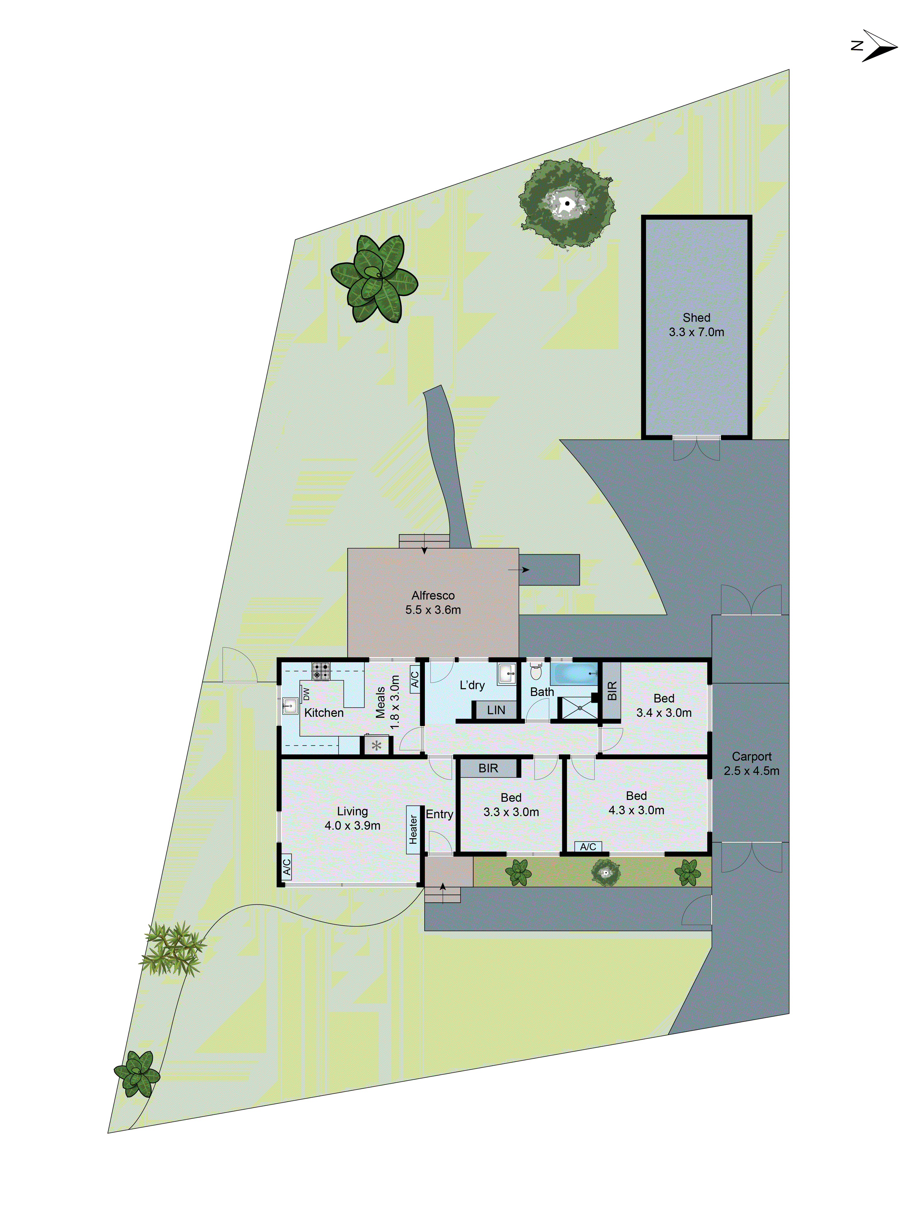 18 Olney Avenue, Thomson VIC 3219 - Floorplan