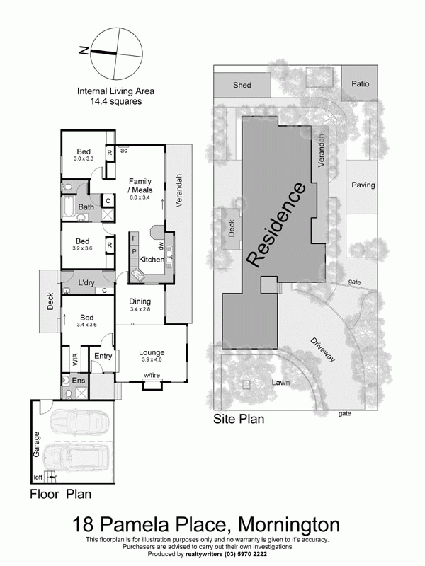 18 Pamela Place, MORNINGTON VIC 3931 - Floorplan