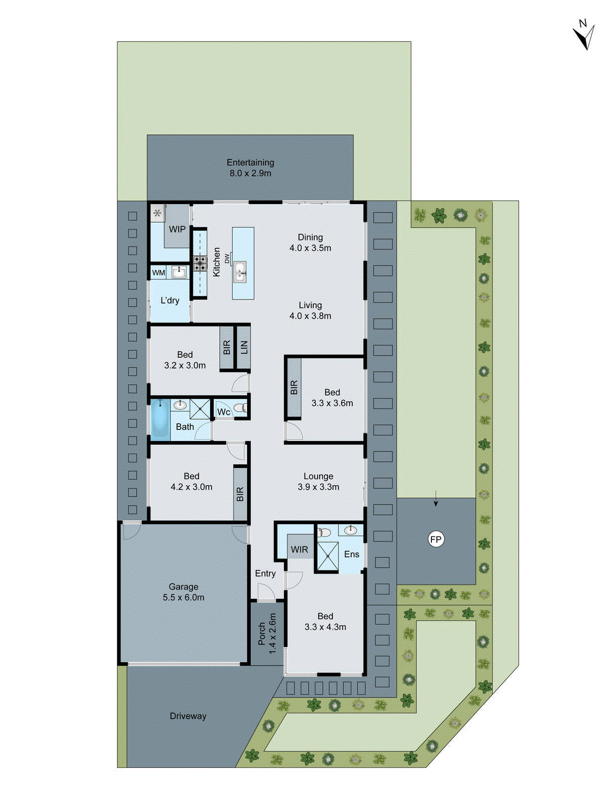 18 Panabeh Place, Grovedale VIC 3216 - Floorplan