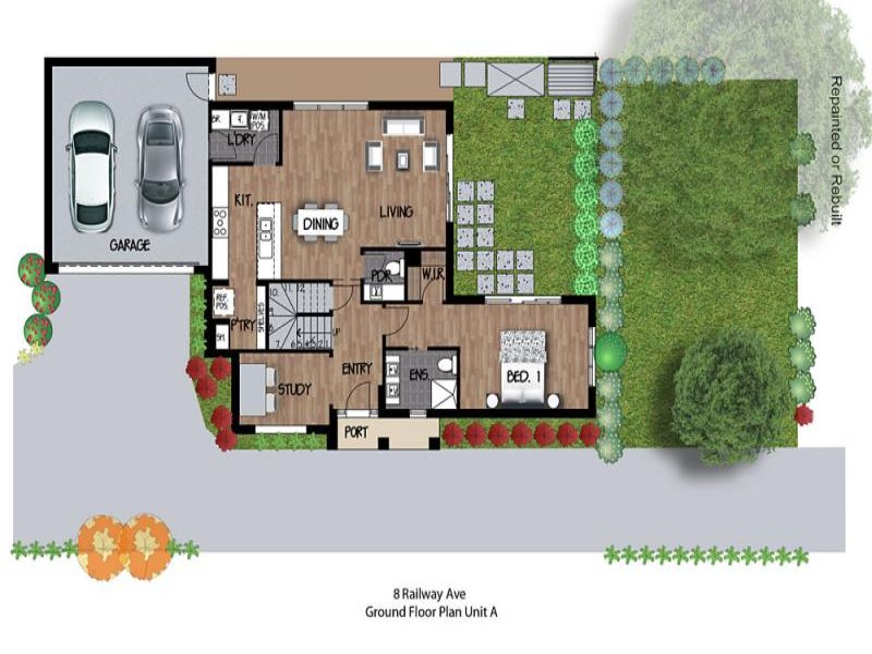 1/8 Railway Avenue, ASHWOOD VIC 3147 - Floorplan