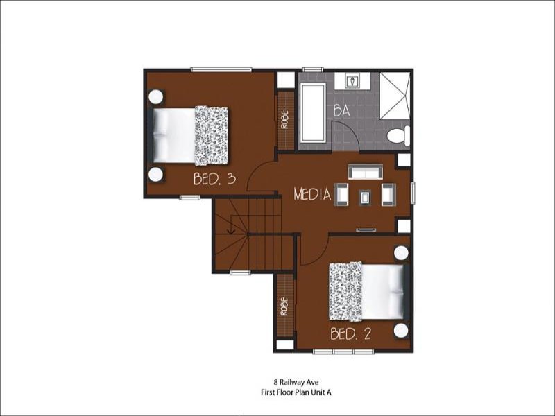 1/8 Railway Avenue, ASHWOOD VIC 3147 - Floorplan