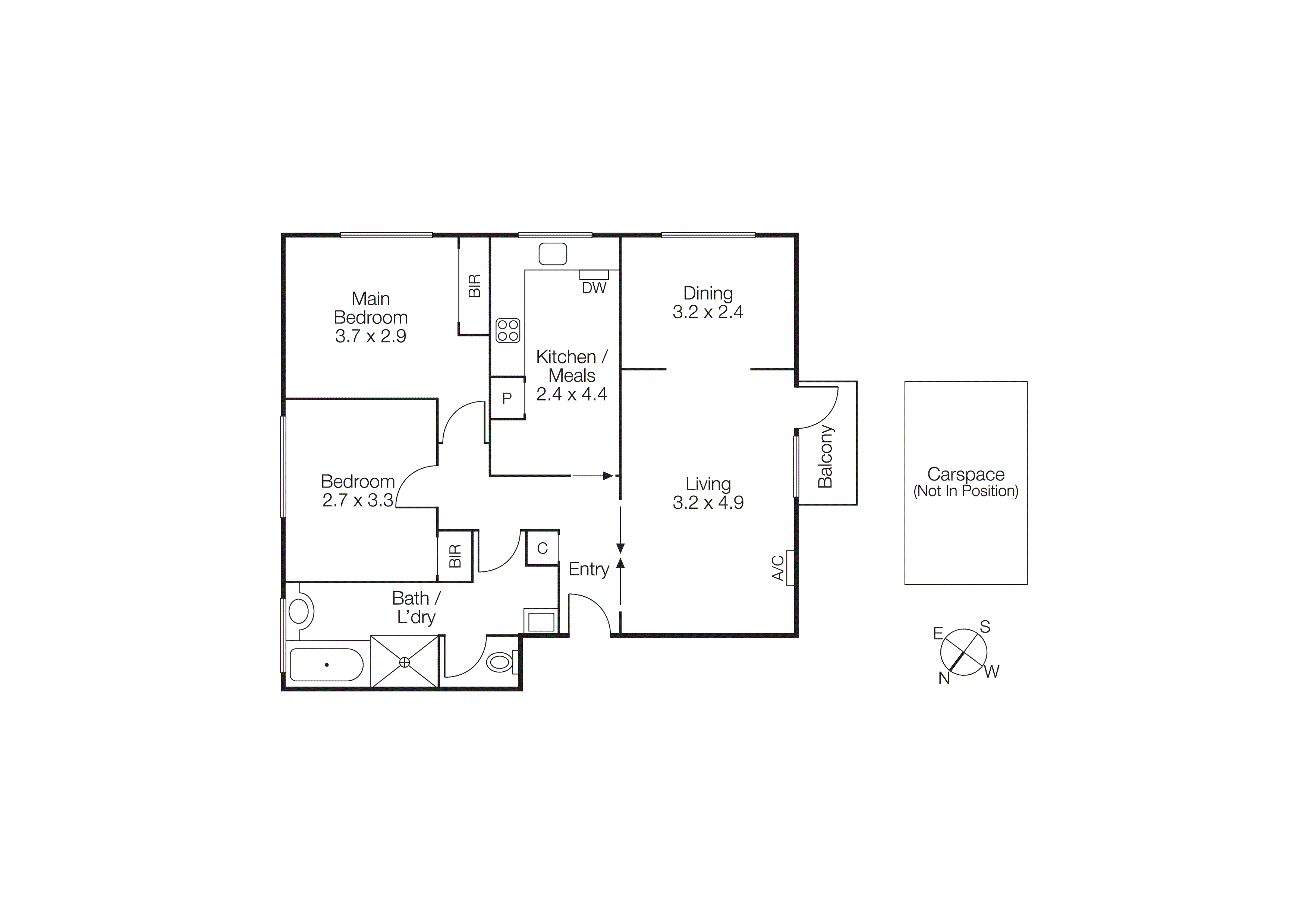 1/8 Robe Street, St Kilda VIC 3182 - Floorplan