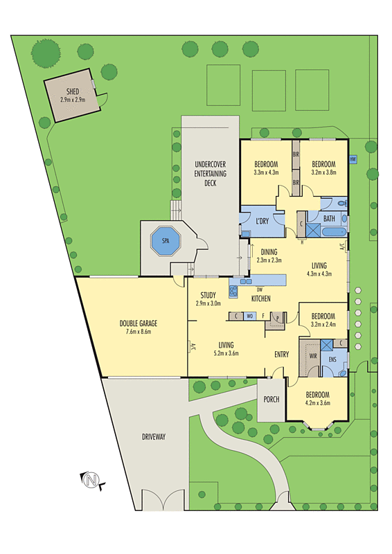 18 Rubens Court, Grovedale VIC 3216 - Floorplan
