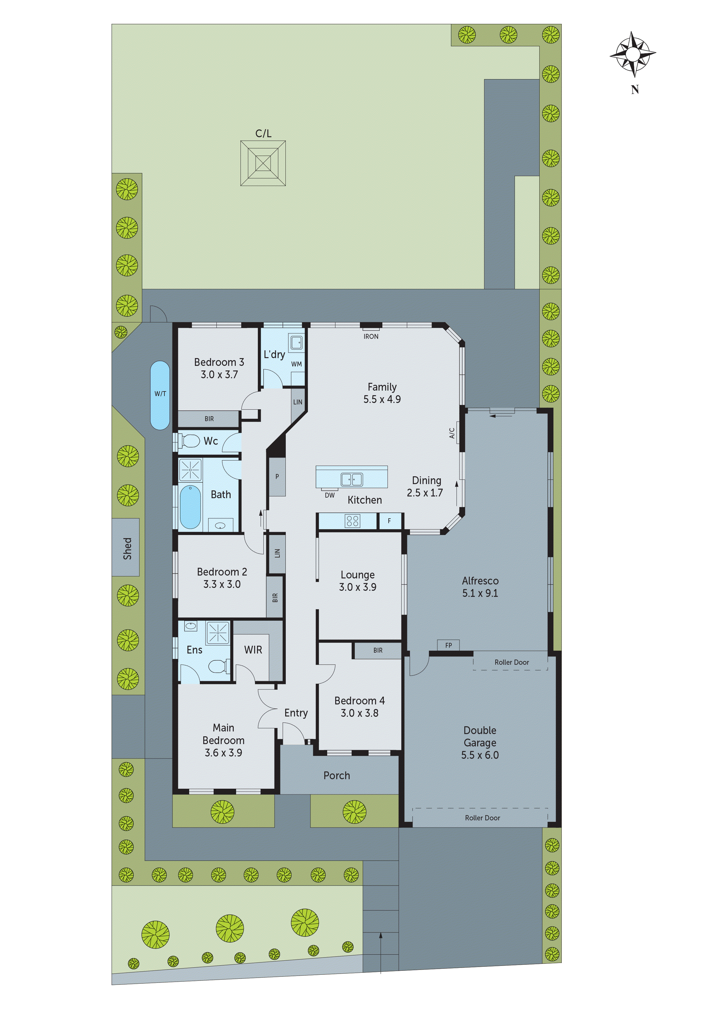 18 Semillion Place, Waurn Ponds VIC 3216 - Floorplan