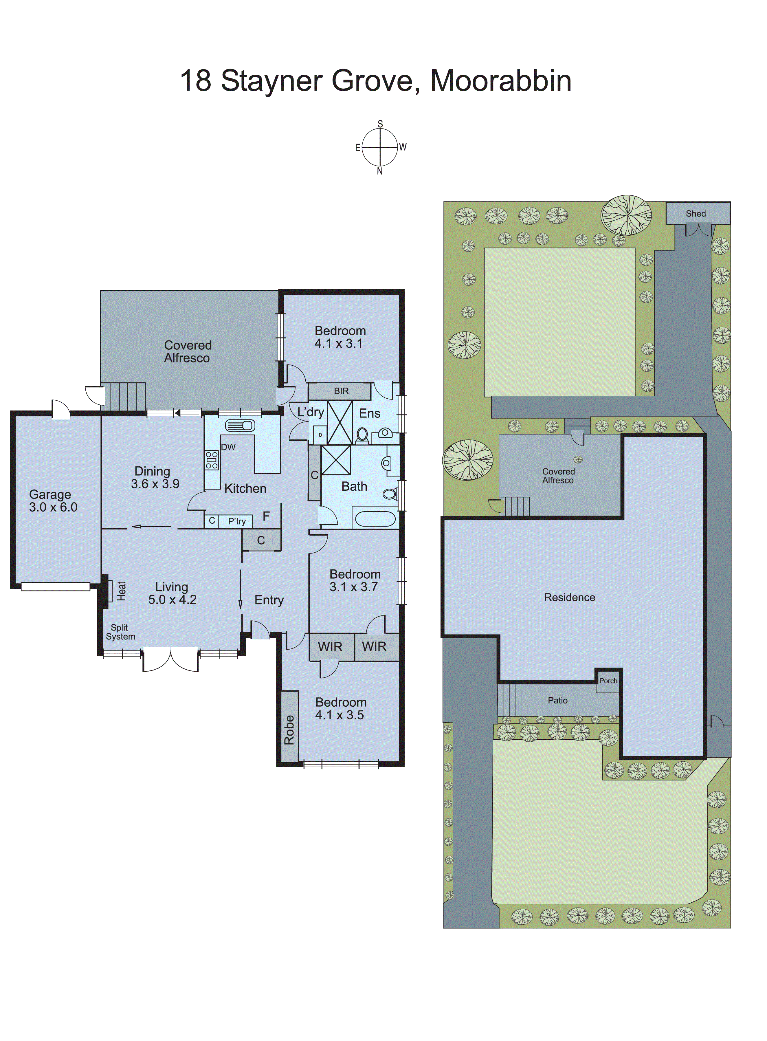 18 Stayner Grove, Moorabbin VIC 3189 - Floorplan