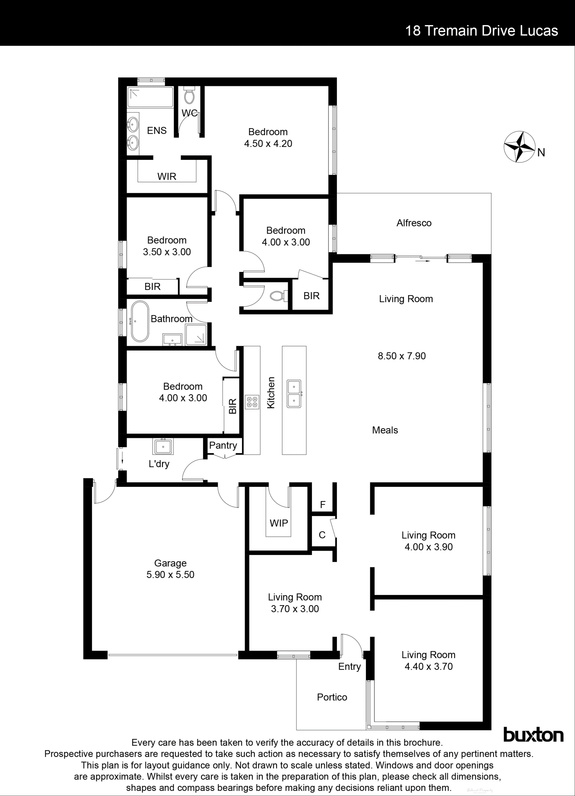 18 Tremain Drive, Lucas VIC 3350 - Floorplan