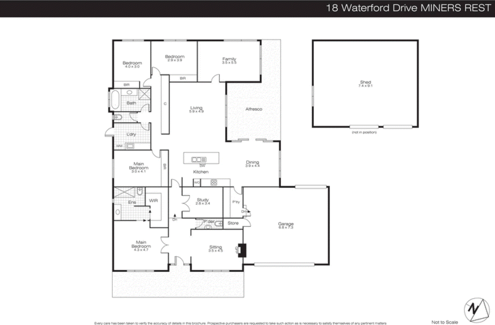 18 Waterford Drive, Miners Rest VIC 3352 - Floorplan