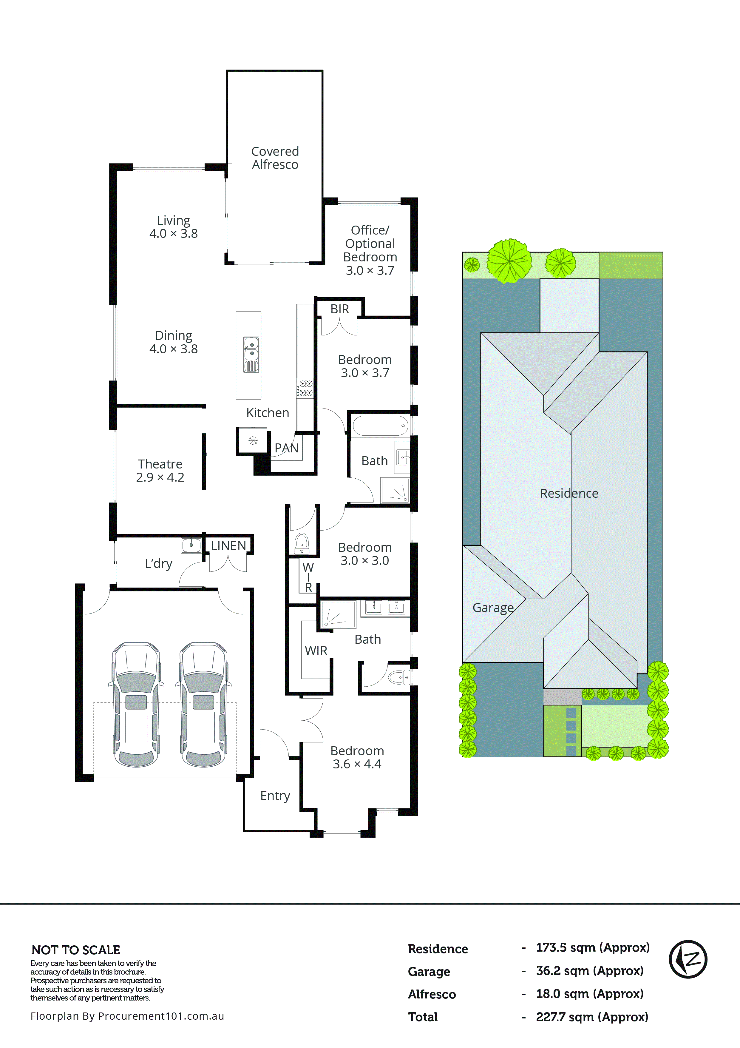 18 Wattleseed Way, Keysborough VIC 3173 - Floorplan