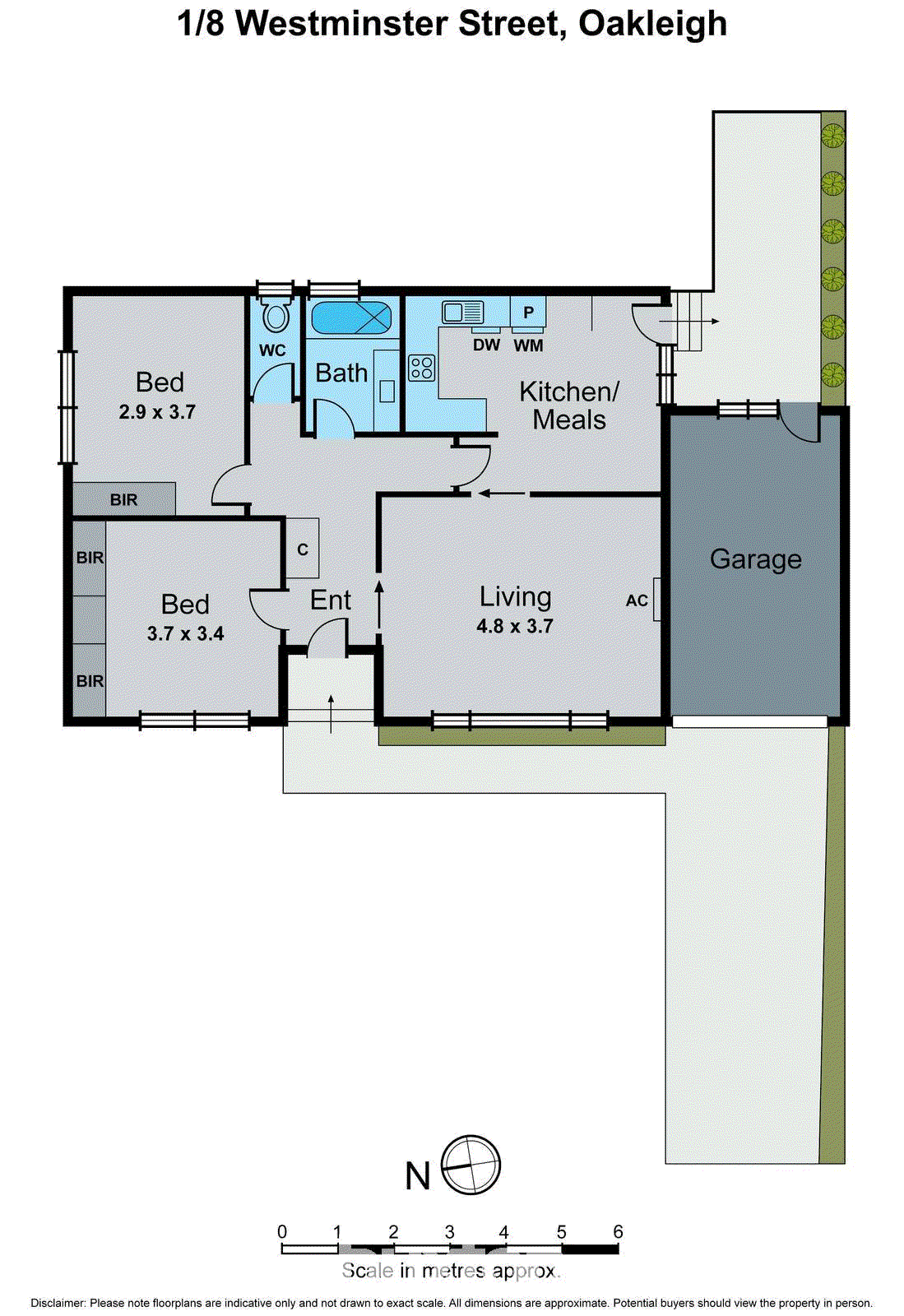 1/8 Westminster Street, Oakleigh VIC 3166 - Floorplan