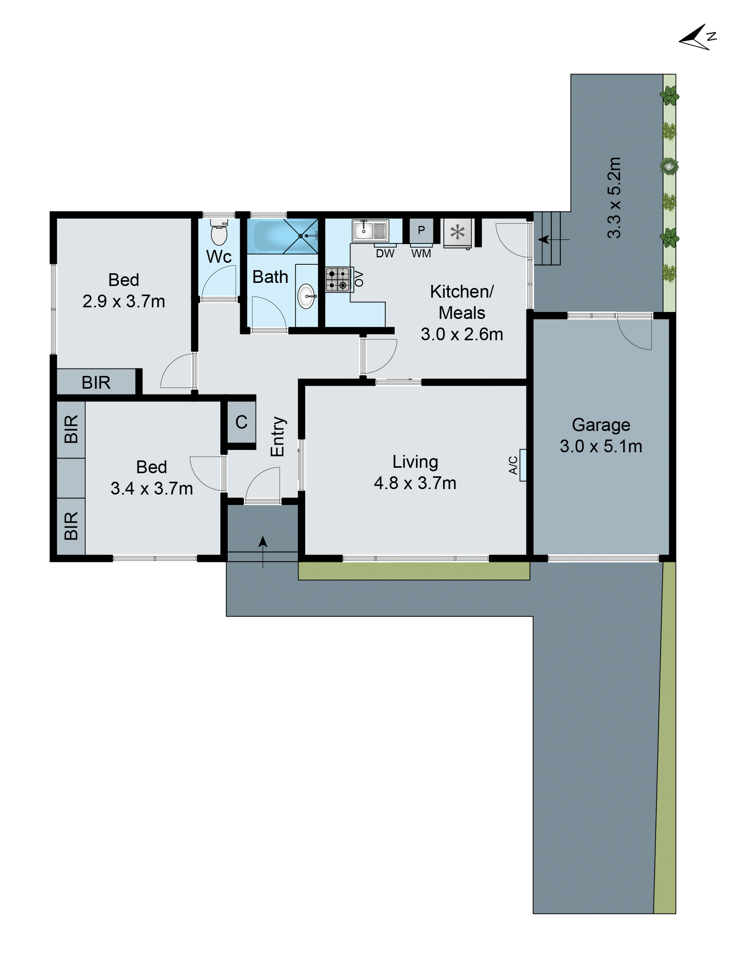 1/8 Westminster Street, Oakleigh VIC 3166 - Floorplan