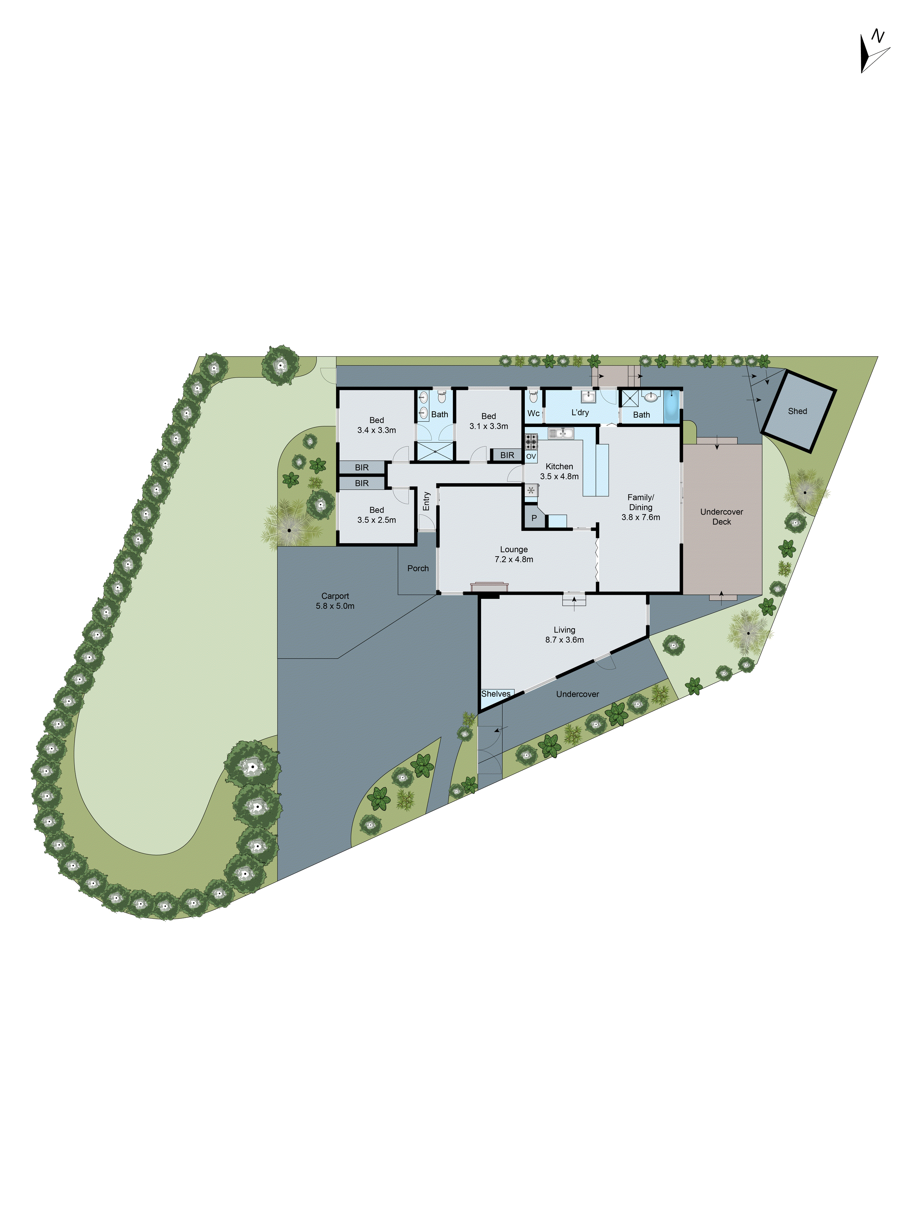 18 Winnifred Crescent, Knoxfield VIC 3180 - Floorplan