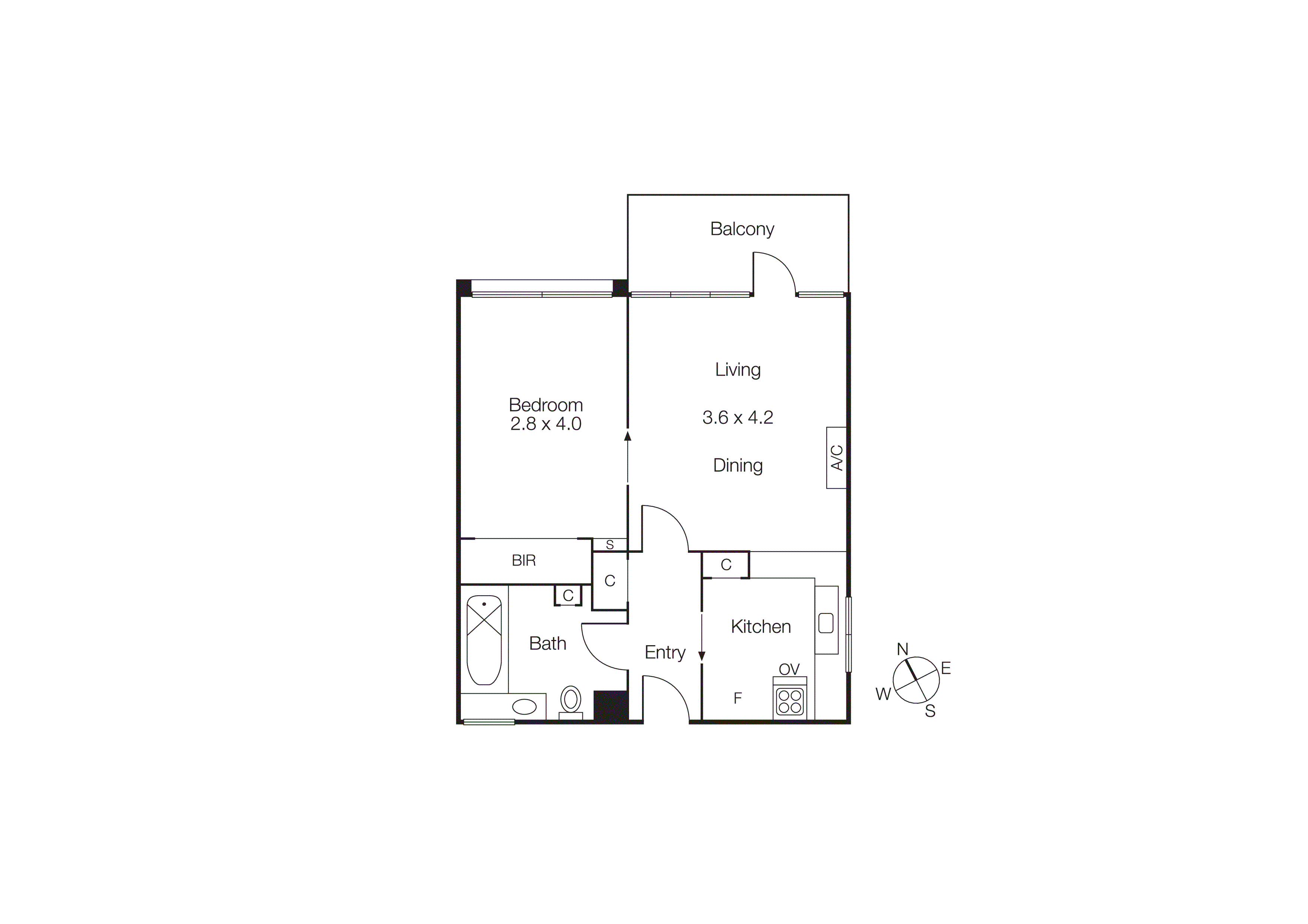 1/80 Campbell Road, Hawthorn East VIC 3123 - Floorplan