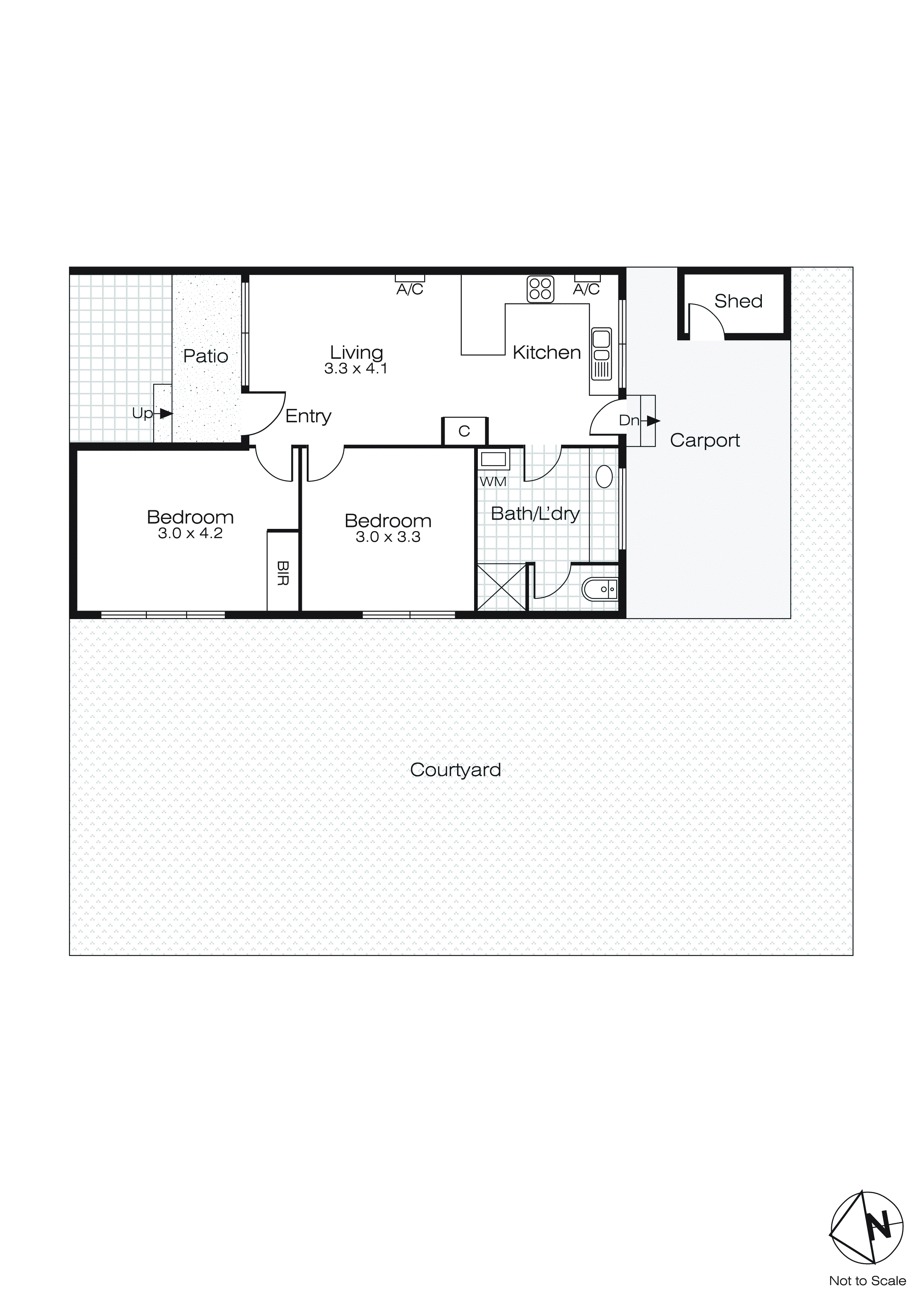 1/802 Doveton Street, Soldiers Hill VIC 3350 - Floorplan