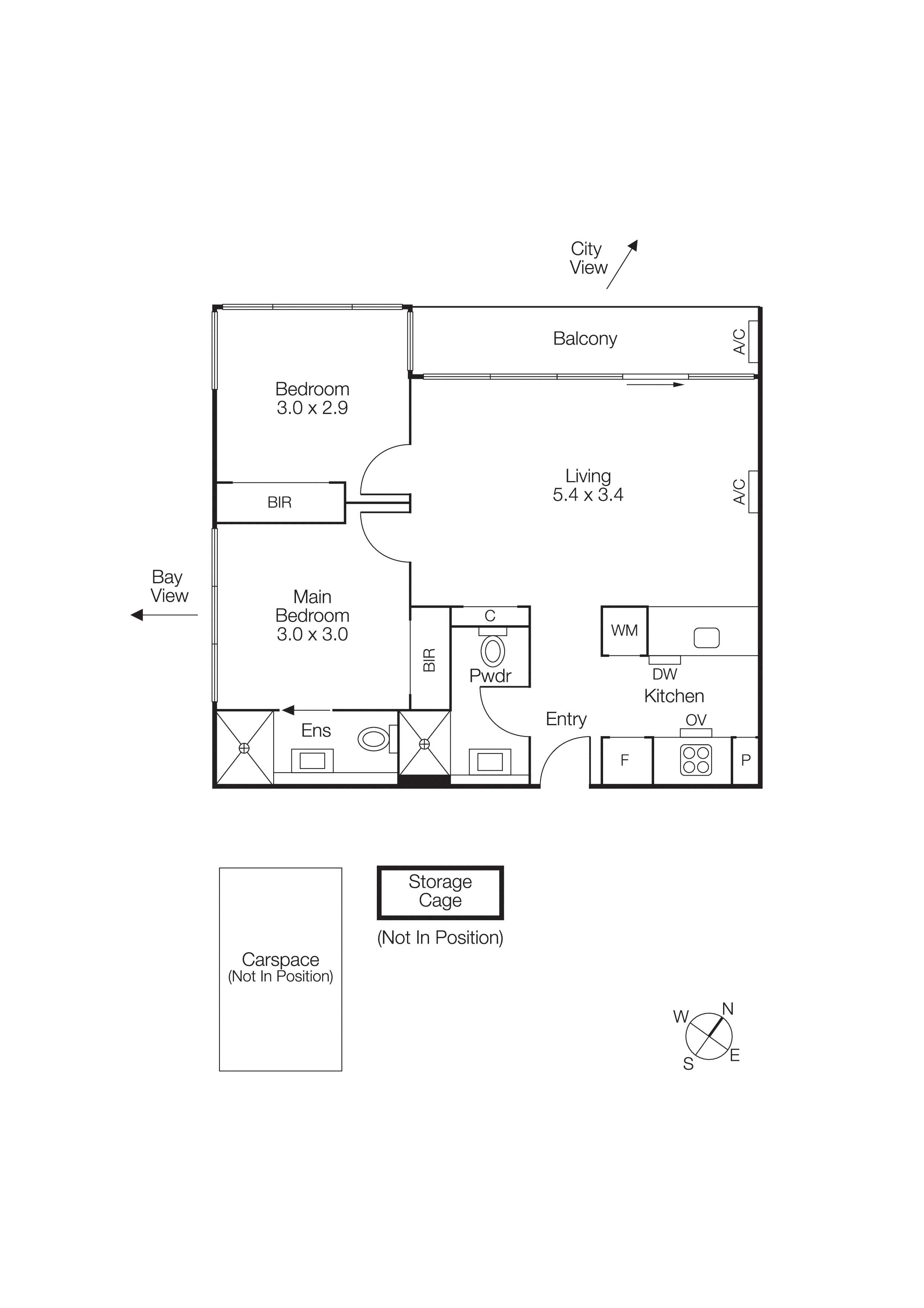 1802/89 Gladstone Street, South Melbourne VIC 3205 - Floorplan