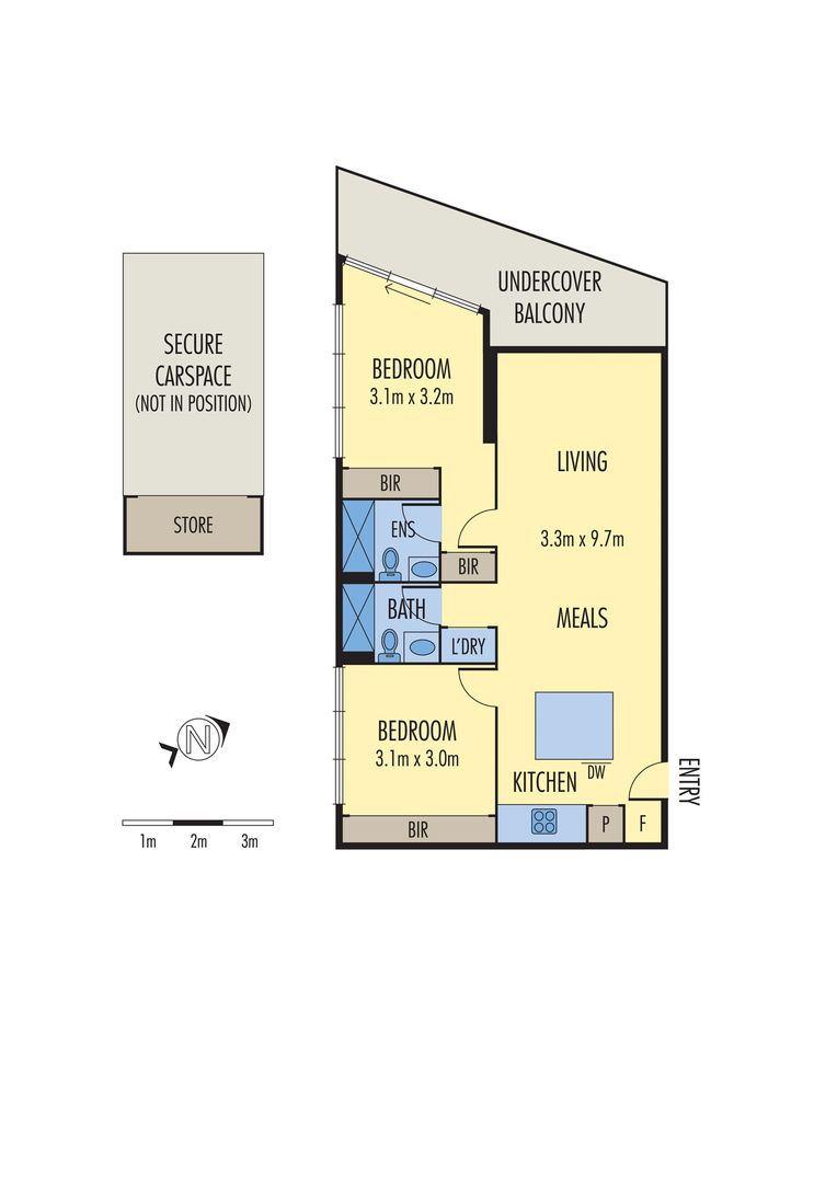 1803/50 Albert Road, SOUTH MELBOURNE VIC 3205 - Floorplan