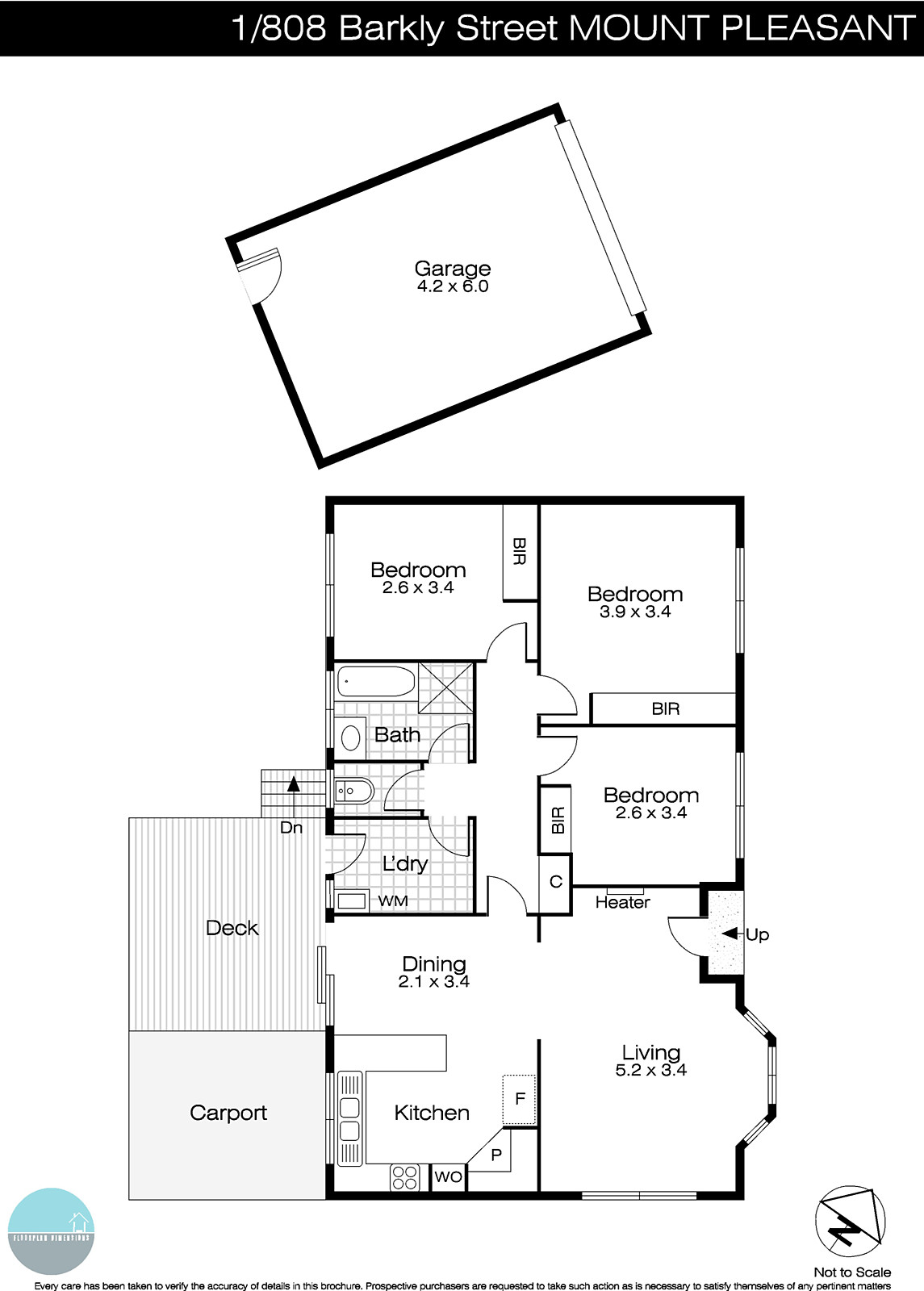 1/808 Barkly Street, Mount Pleasant VIC 3350 - Floorplan