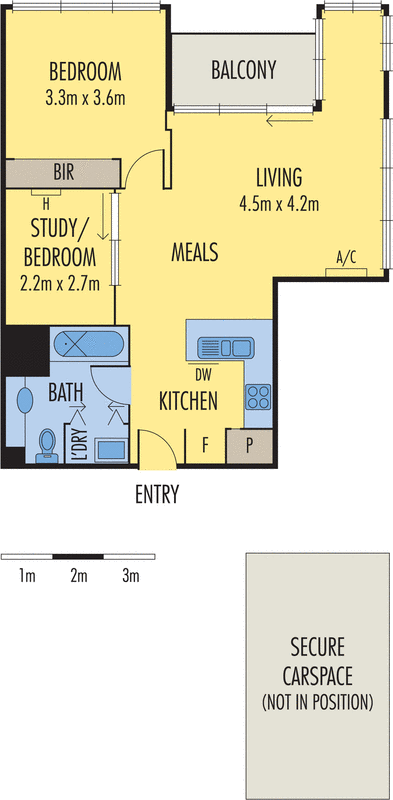 1809/15 Caravel Lane, Docklands VIC 3008 - Floorplan
