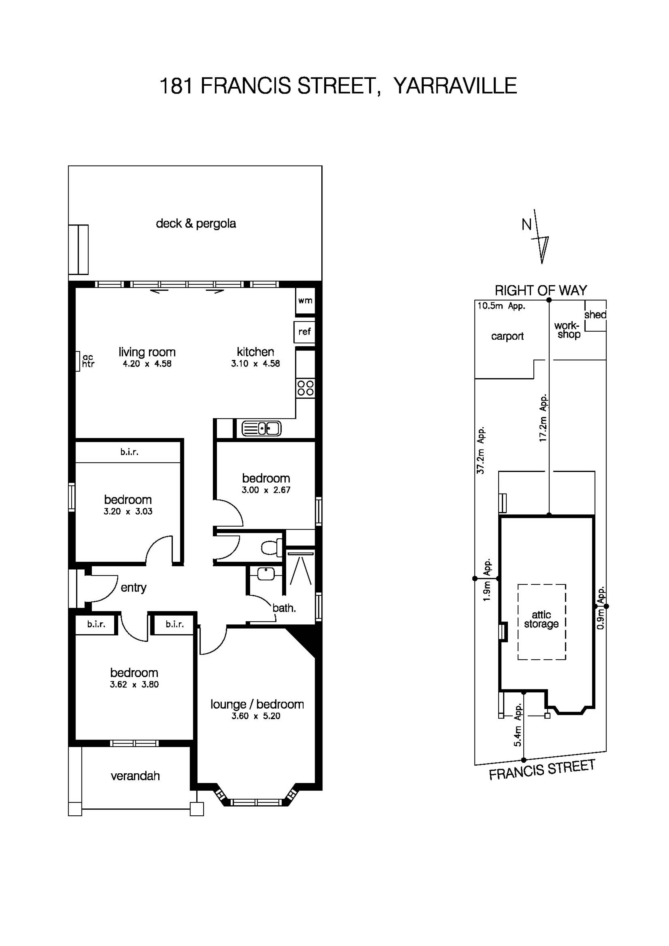 181 Francis Street, YARRAVILLE VIC 3013 - Floorplan