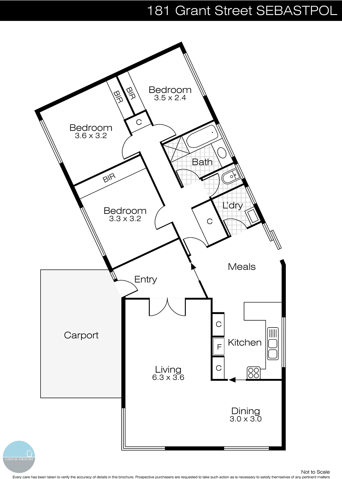 181 Grant Street, Sebastopol VIC 3356 - Floorplan