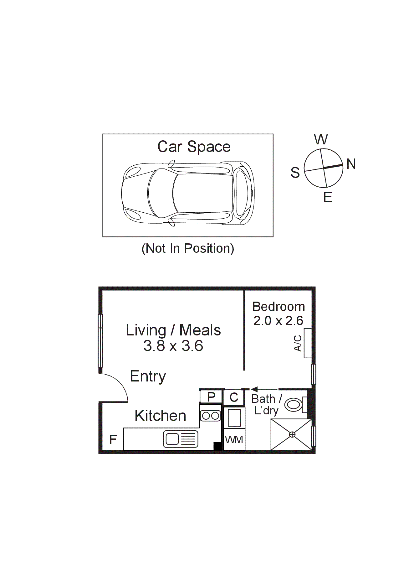 18/1 Lumley Court, Prahran VIC 3181 - Floorplan