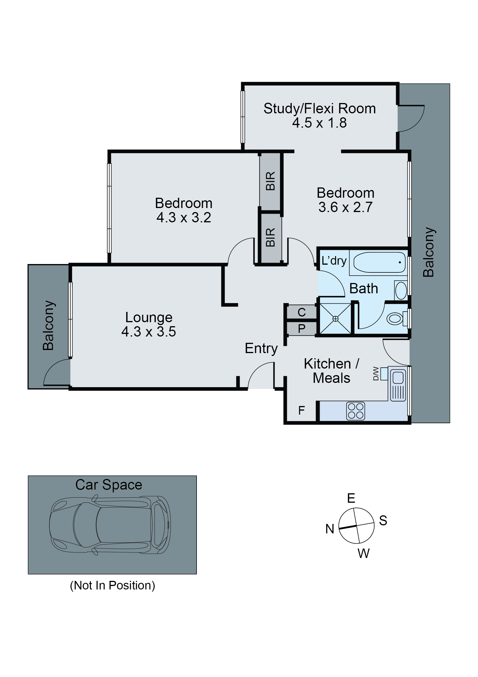 18/10 Williams Road, PRAHRAN VIC 3181 - Floorplan