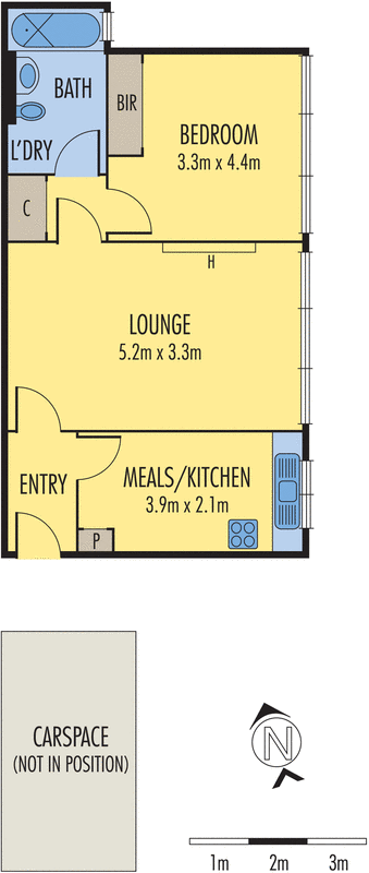 18/102 Park Street, St Kilda West VIC 3182 - Floorplan