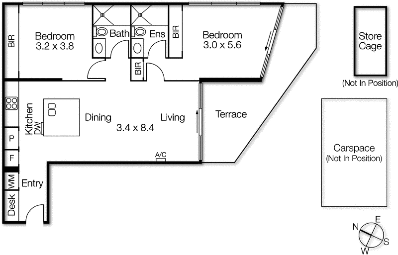 1810/50 Albert Road, South Melbourne VIC 3205 - Floorplan