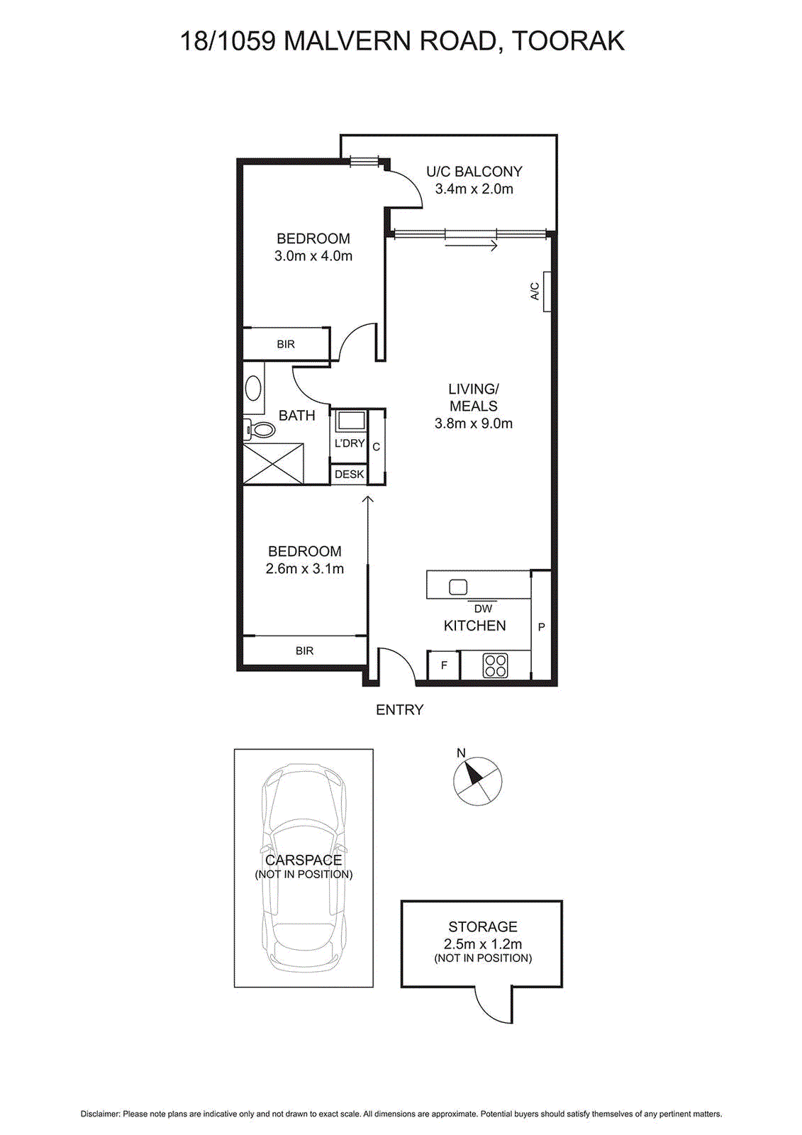 18/1059 Malvern Road, Toorak VIC 3142 - Floorplan