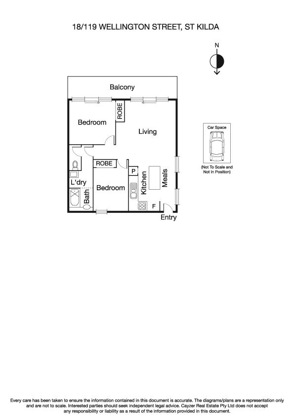 18/119 Wellington Street, ST KILDA VIC 3182 - Floorplan