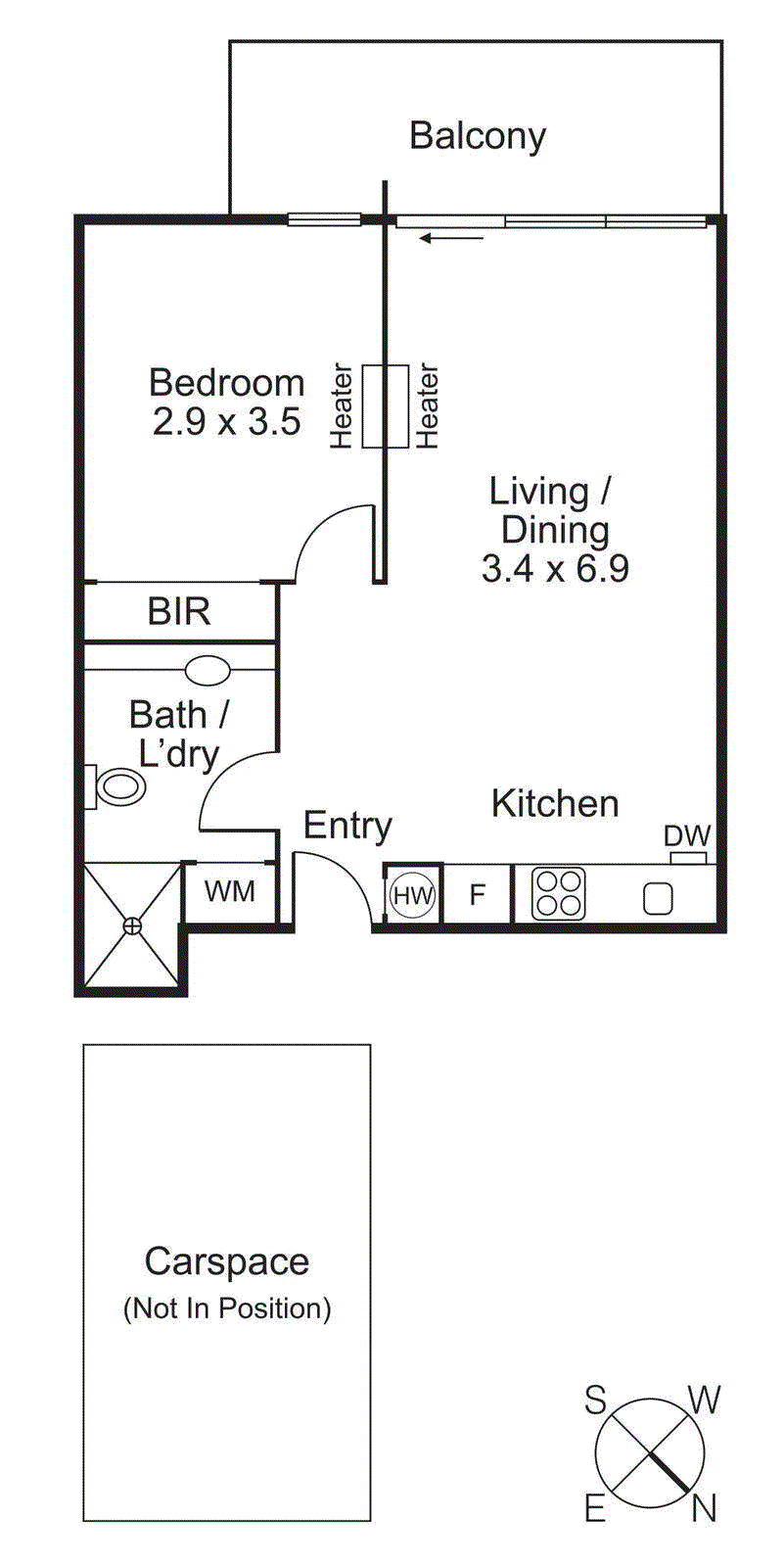 18/12 Fitzroy Street, St Kilda VIC 3182 - Floorplan