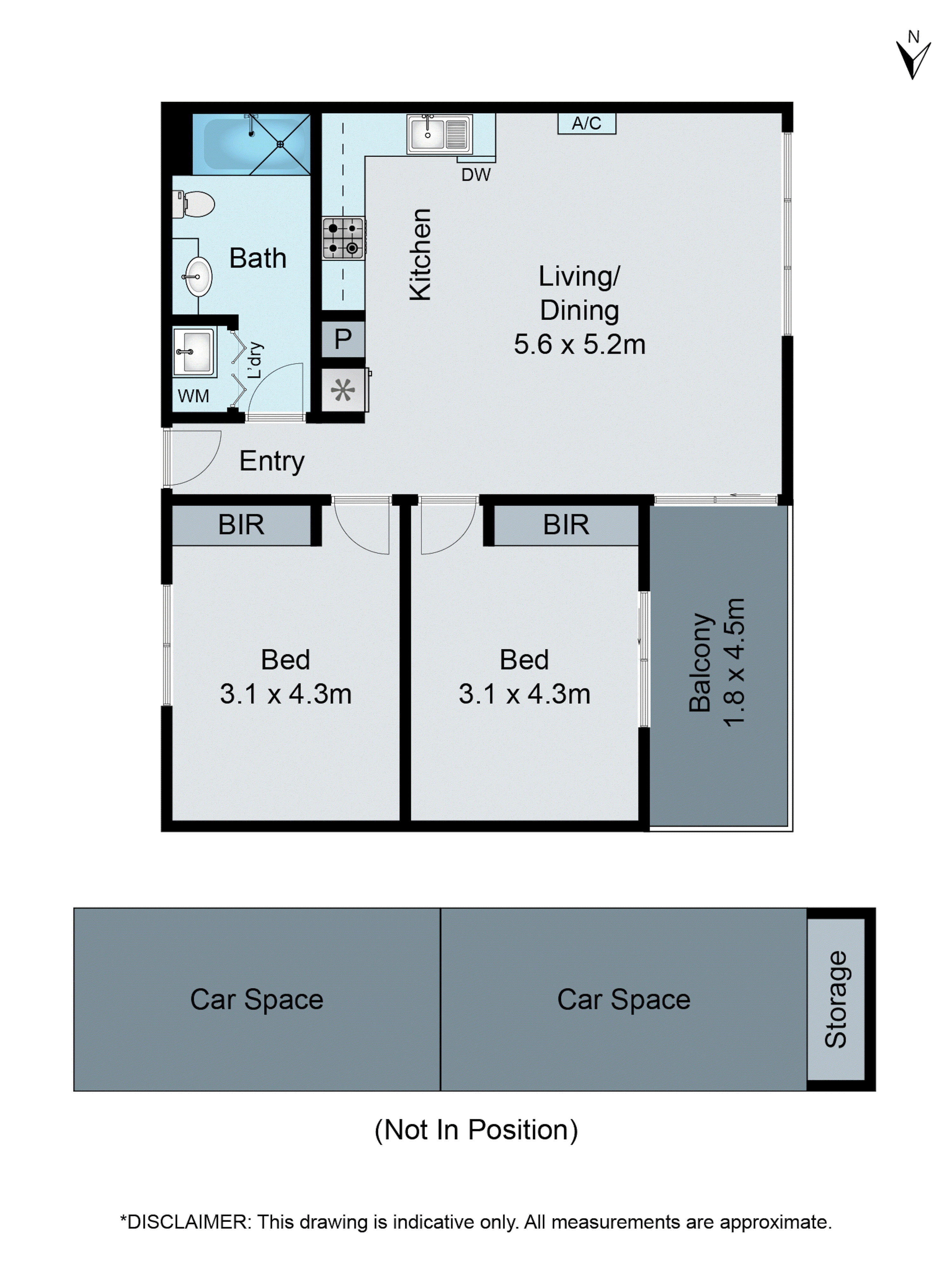 18/1554-1556 Dandenong Road, Huntingdale VIC 3166 - Floorplan