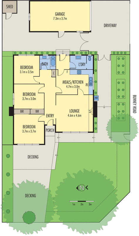 1/82 Clarinda Road, Clarinda VIC 3169 - Floorplan