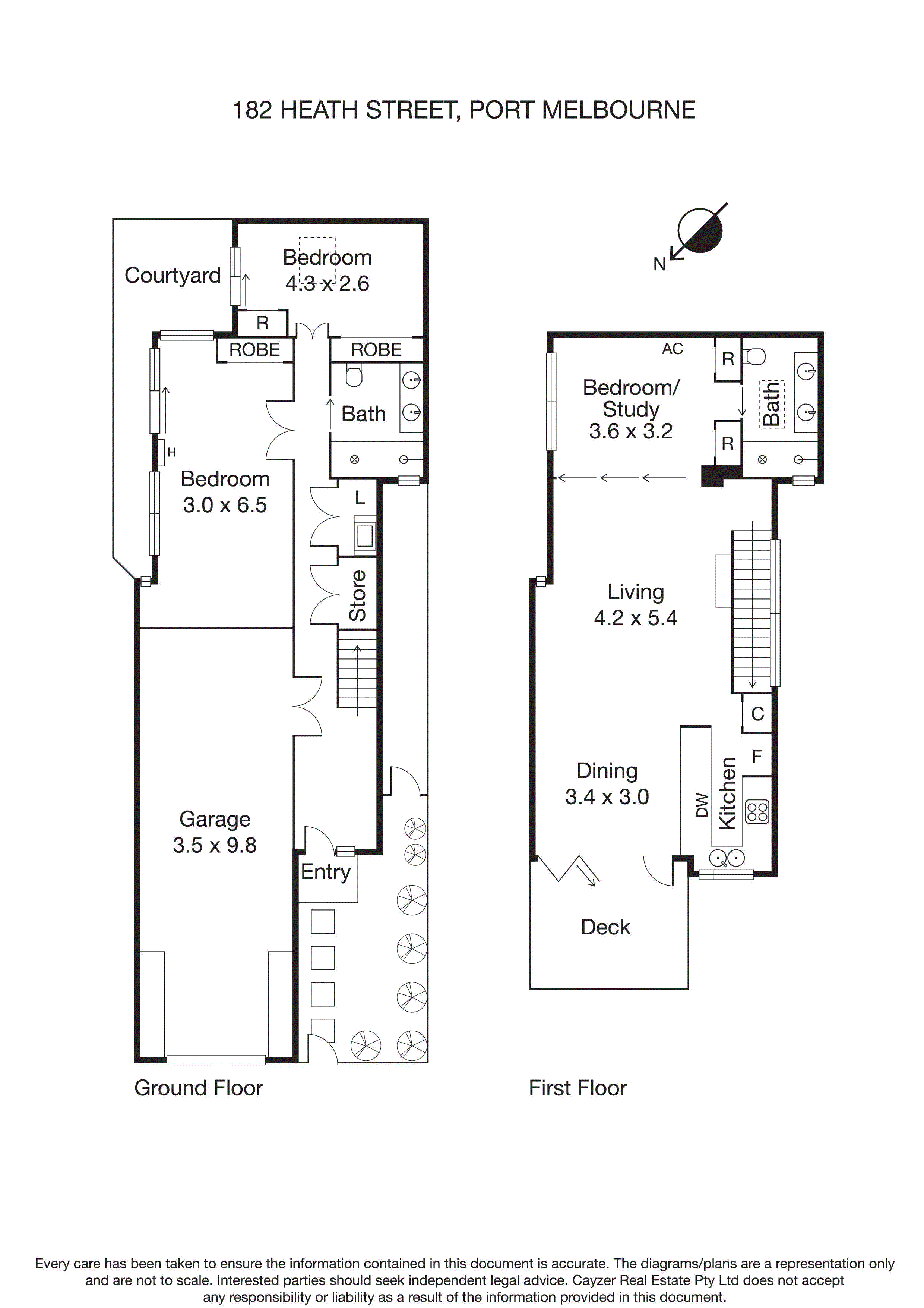 182 Heath Street, PORT MELBOURNE VIC 3207 - Floorplan