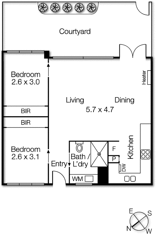 1/82 Patterson Street, Middle Park VIC 3206 - Floorplan