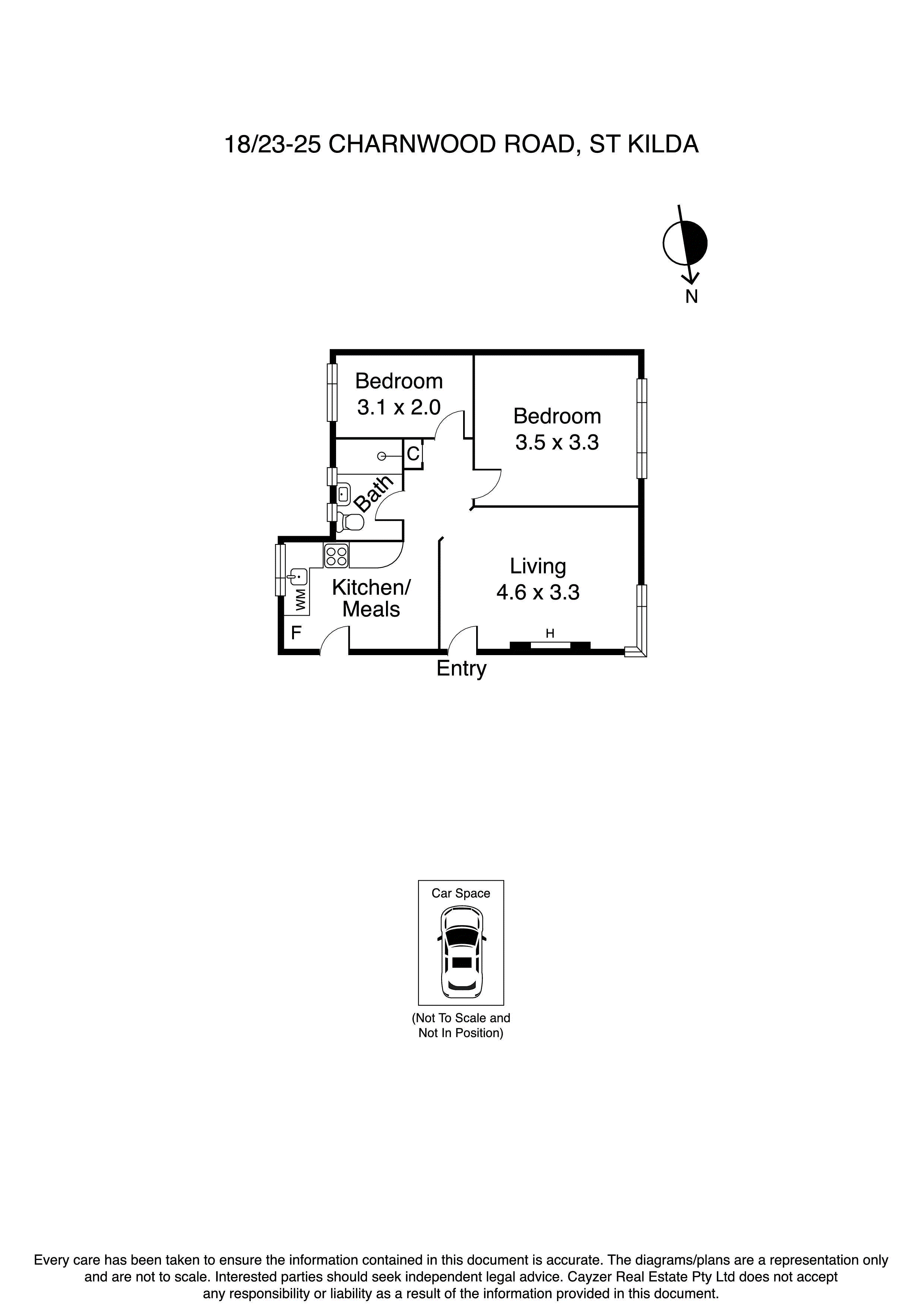 18/23-25 Charnwood Road, ST KILDA VIC 3182 - Floorplan