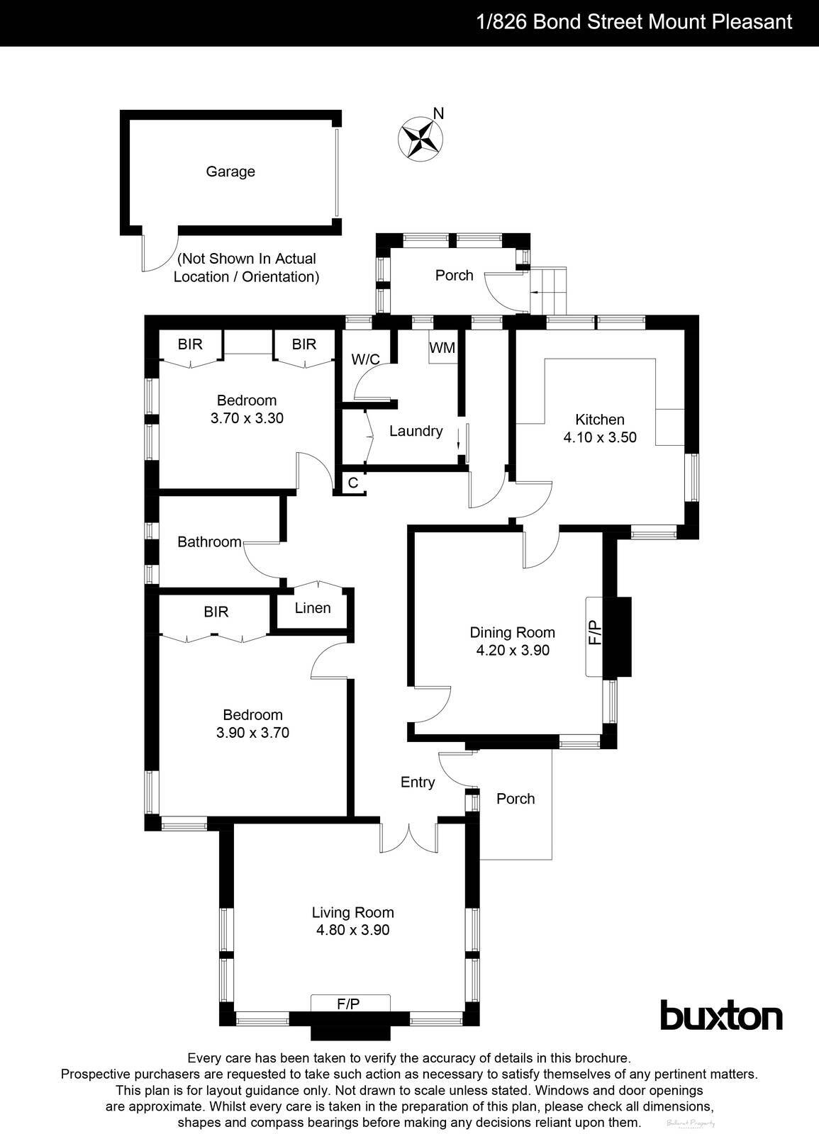 1/826 Bond Street, Mount Pleasant VIC 3350 - Floorplan